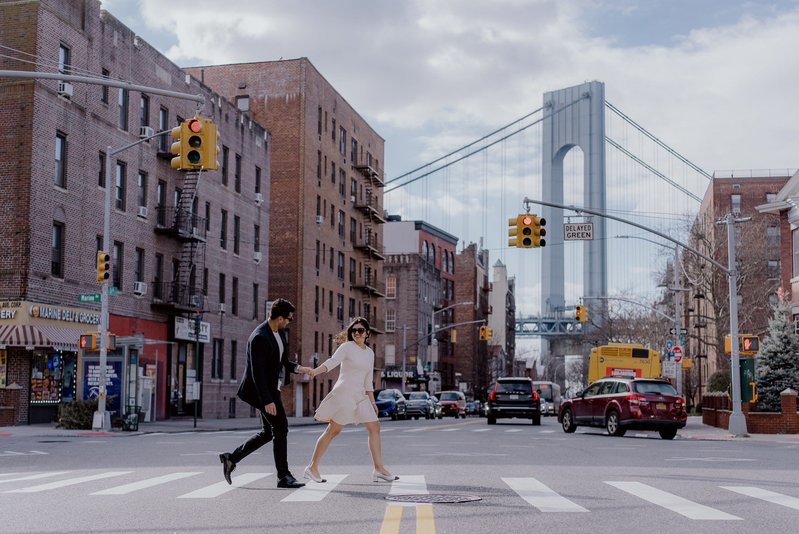Pre-wedding shoot in New York. Videographer and photographer in New York // MAKAROV.VIDEO