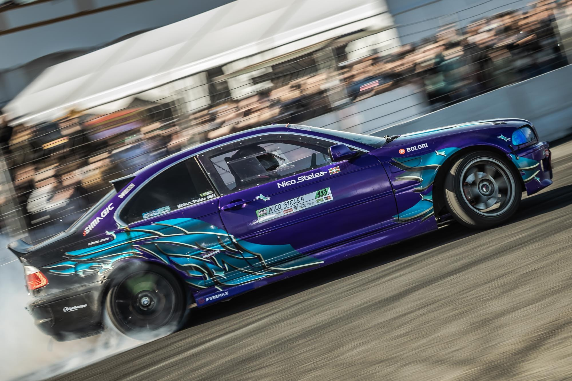 Drift. Deporte de captura de motor