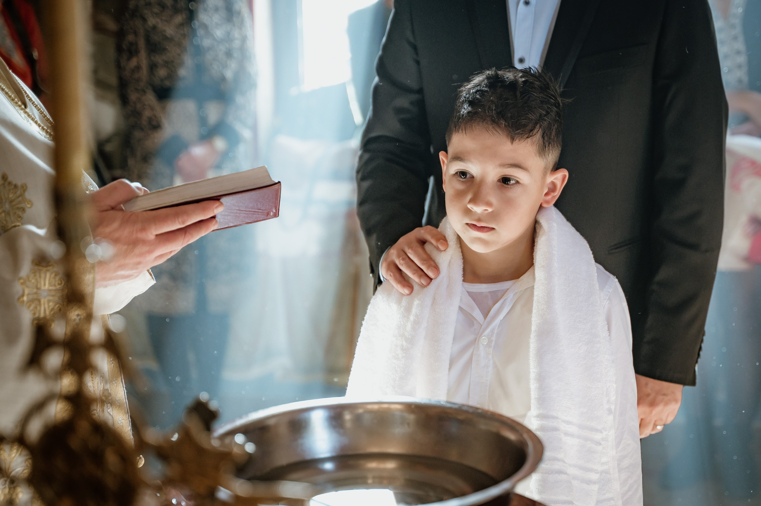 Baptism. Bojana Žuža, photographer in Belgrade, Serbia