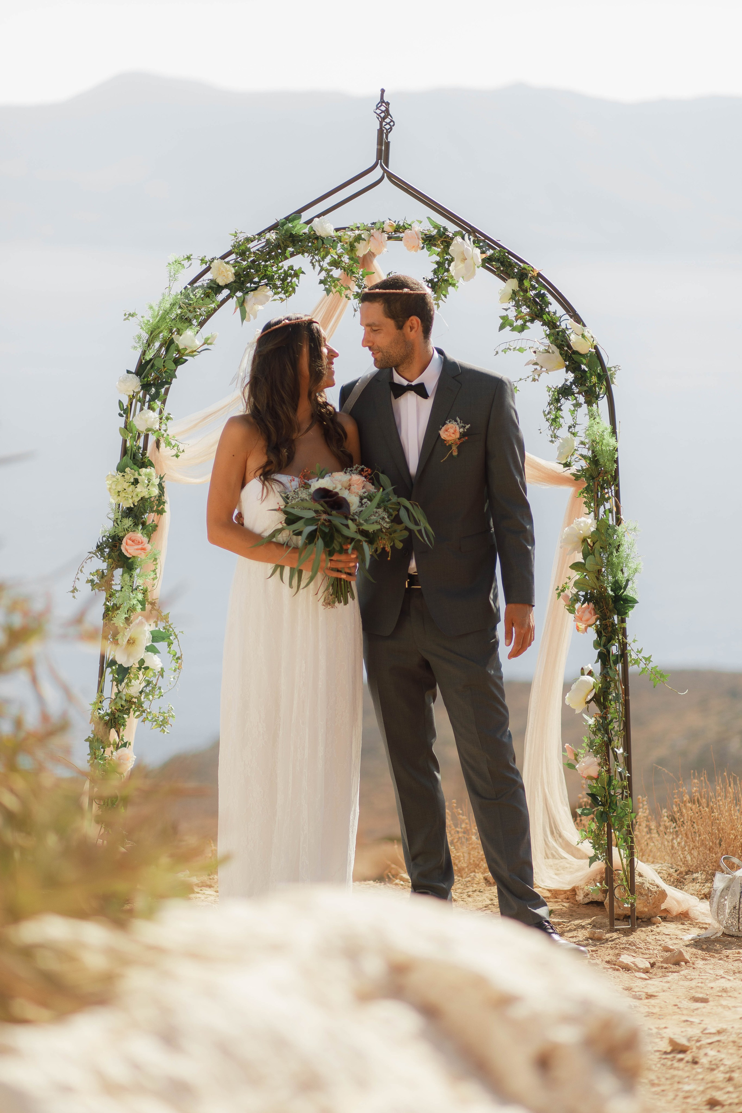 Marino & Steffi, Crete. Denny Savon — Photographer in Santorini | Weddings, Love Stories & Flying Dress