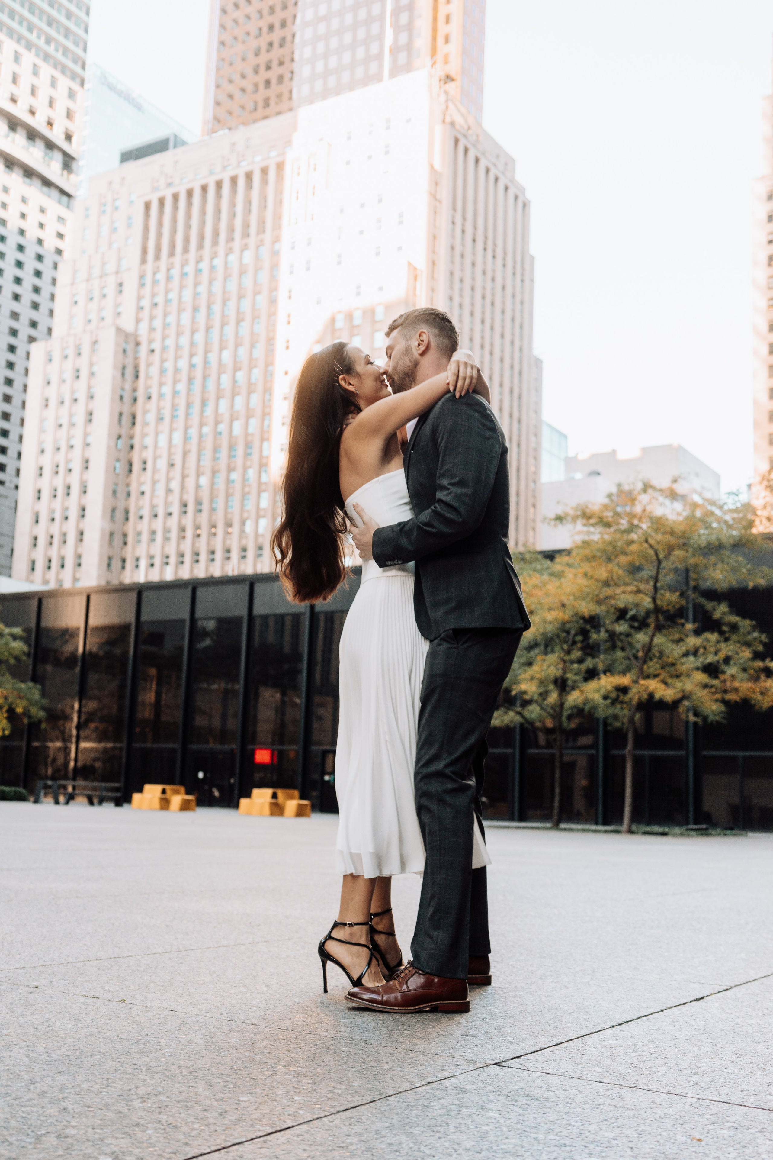 Emotional wedding photos featuring the bride, groom, and family in Windsor, Ontario.