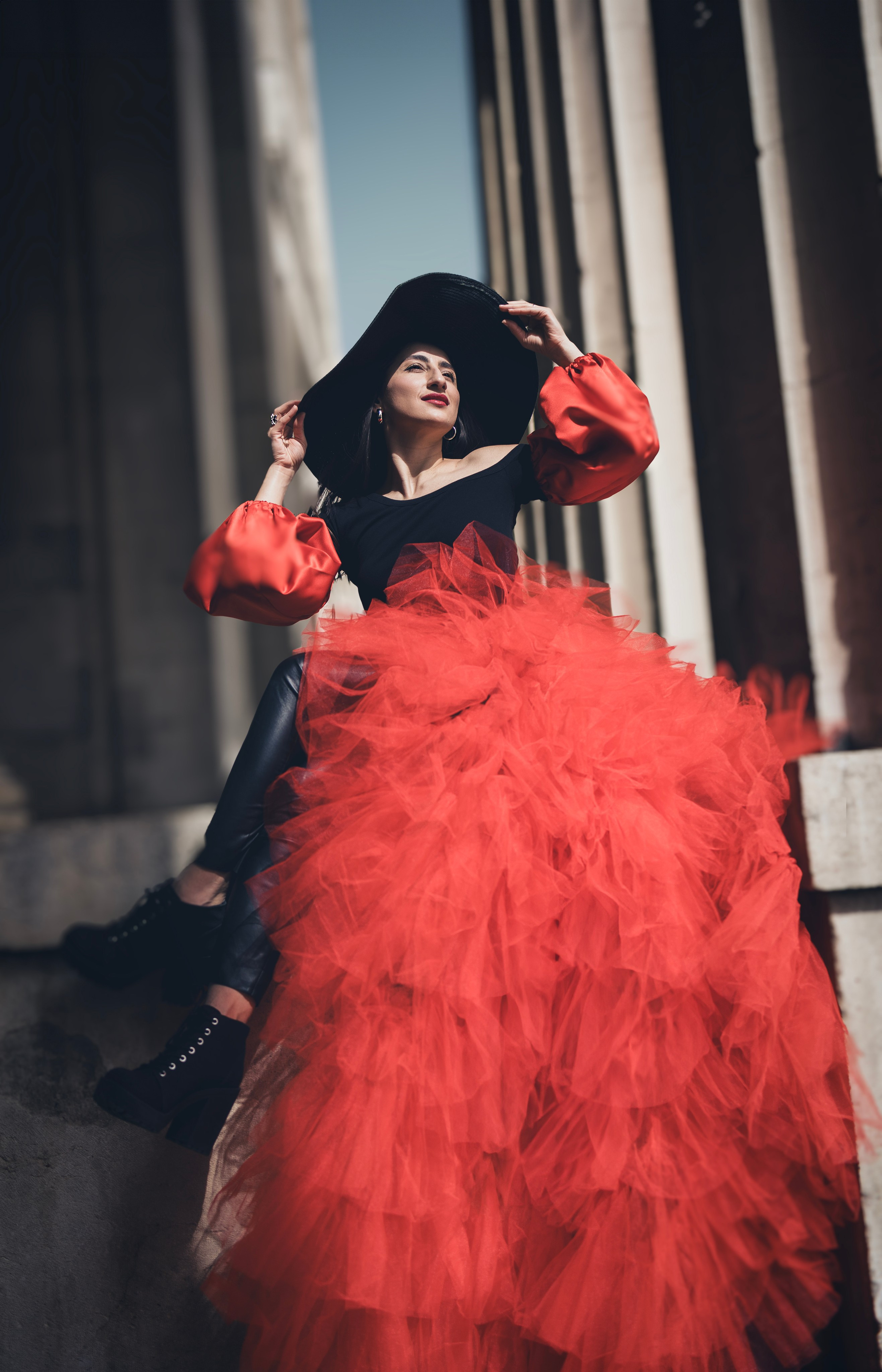 Long dresses shooting. Photographer in Munich