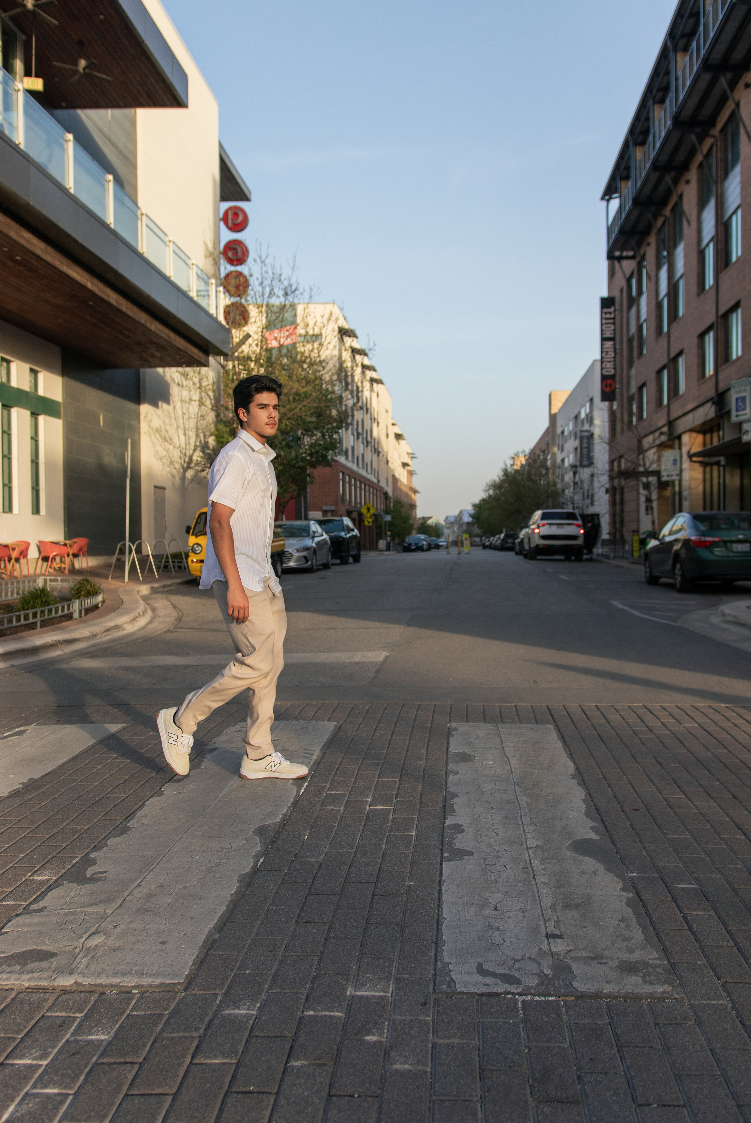 Parker's senior photoshoot at Mueller Lake Park in Austin, Texas