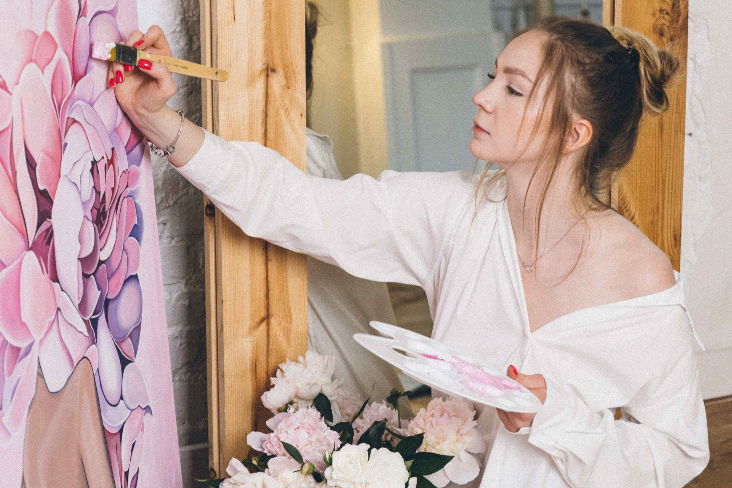 Алеся-фотосессия для художника. Фотограф Анна Кучерявая | Свадьбы и мероприятия в Дубае