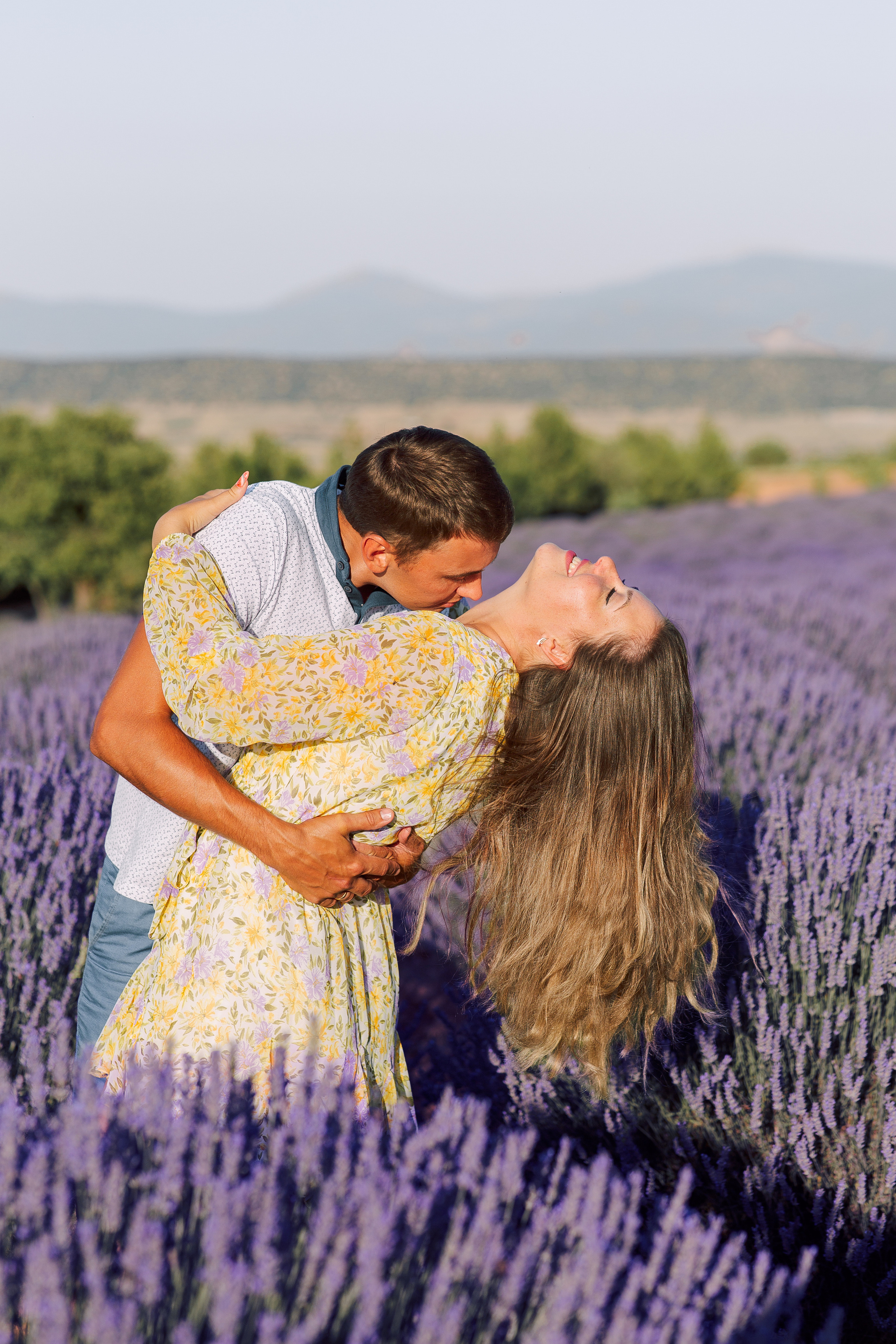 Love Story in lavender fields. Professional Photographer in Alanya, Side, Belek | Alsu Develi  Wedding, Family and portrait photo sessions