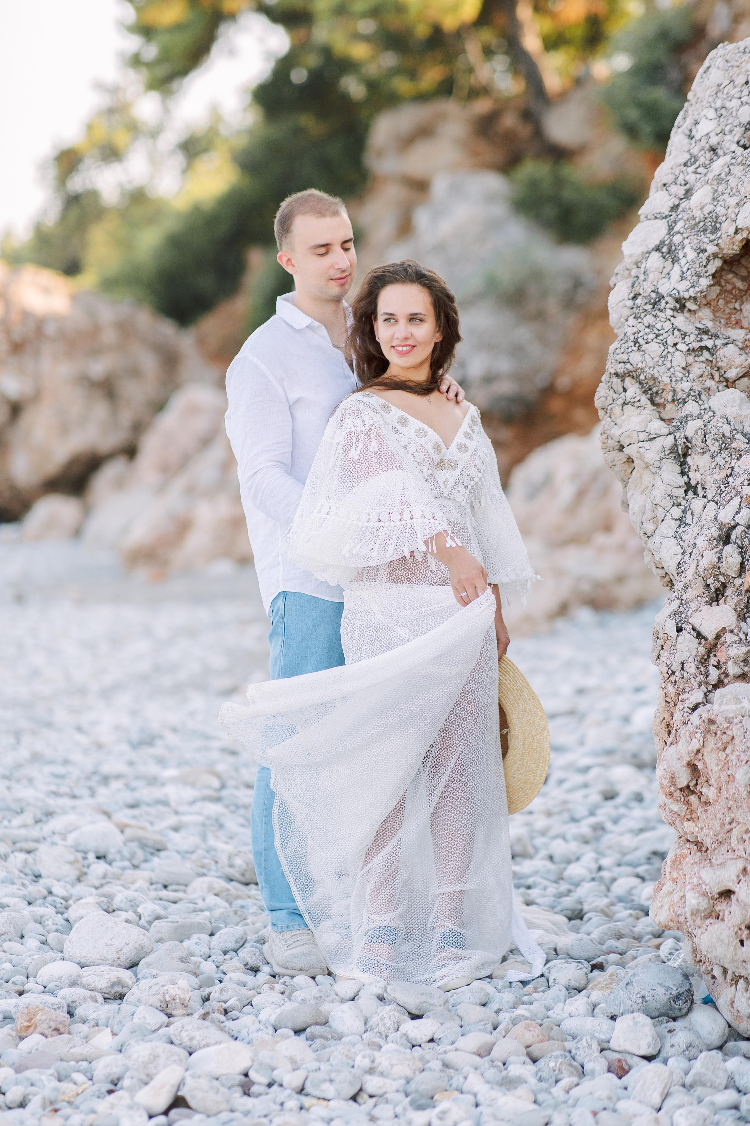 Love story на пляже в Кемере. Фотограф в Алании в Турции, Аланья, Сиде, Белек, Анталия, Кемер, Конаклы, Окурджалар. Фотосъемки в Алании. Фотосессия в Алания.Алсу Девели