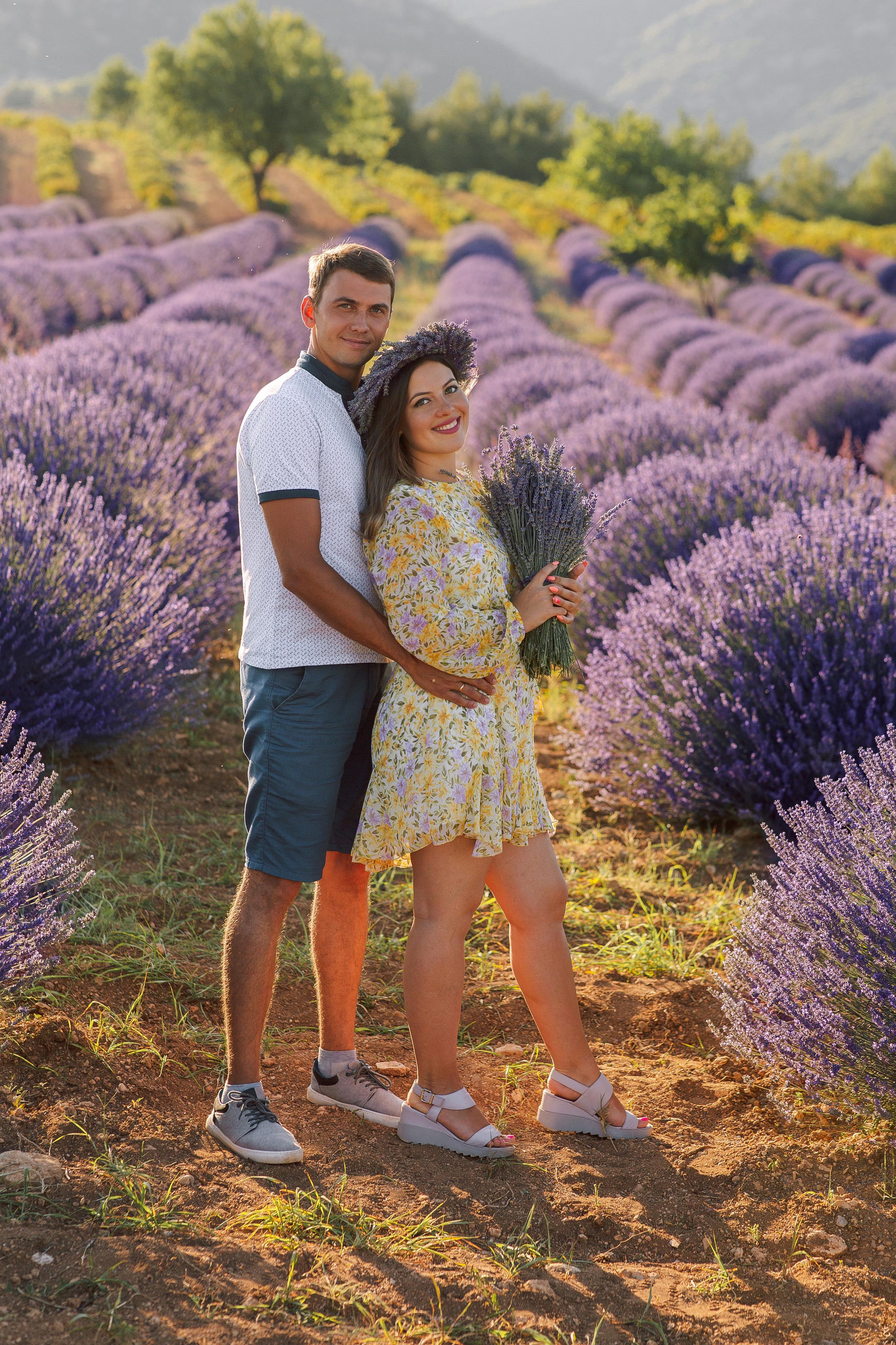 Love Story in lavender fields. Professional Photographer in Alanya, Side, Belek | Alsu Develi  Wedding, Family and portrait photo sessions