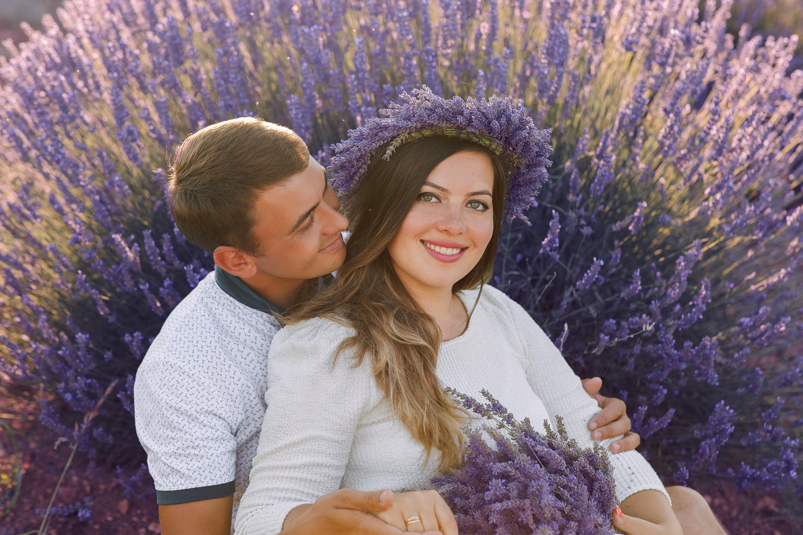 Love Story in lavender fields. Professional Photographer in Alanya, Side, Belek | Alsu Develi  Wedding, Family and portrait photo sessions