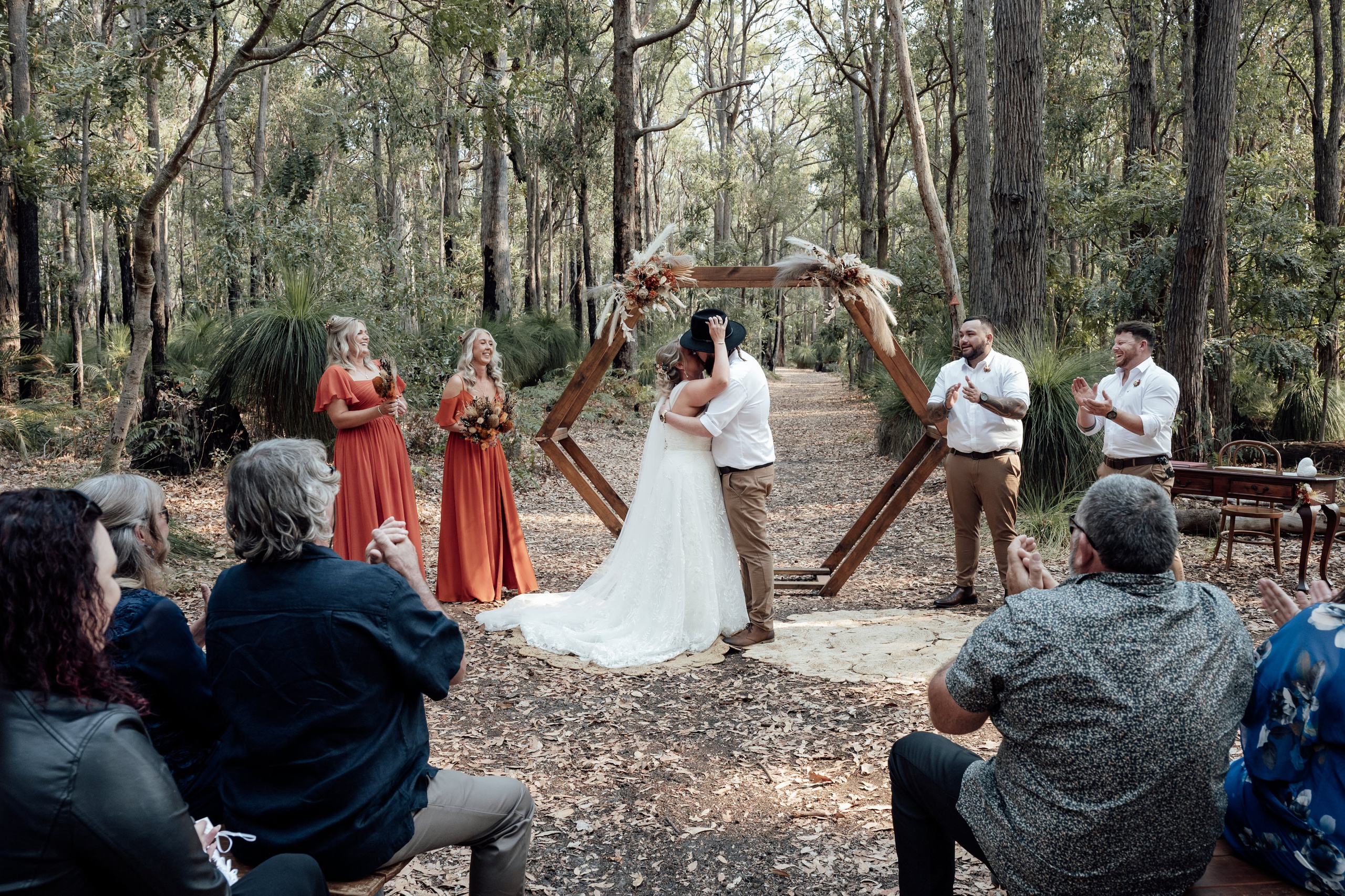Jarrahfall Bush Camp Wedding Photography — Real Wedding. Wedding Photographer & Videographer in Perth Australia
