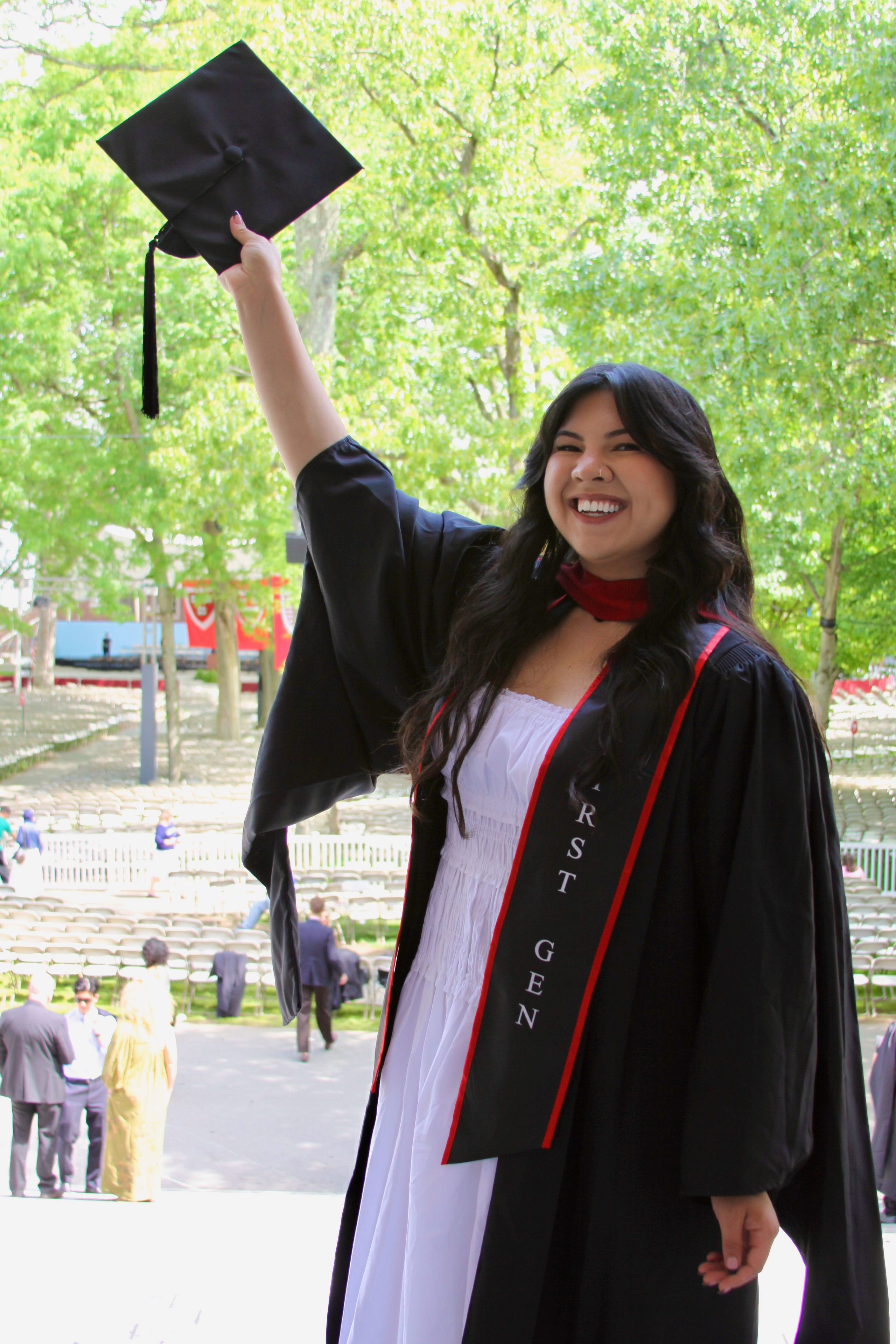 Masters graduation with Talia (group shoot). Kelly Sang, graduation and portrait photographer in Boston