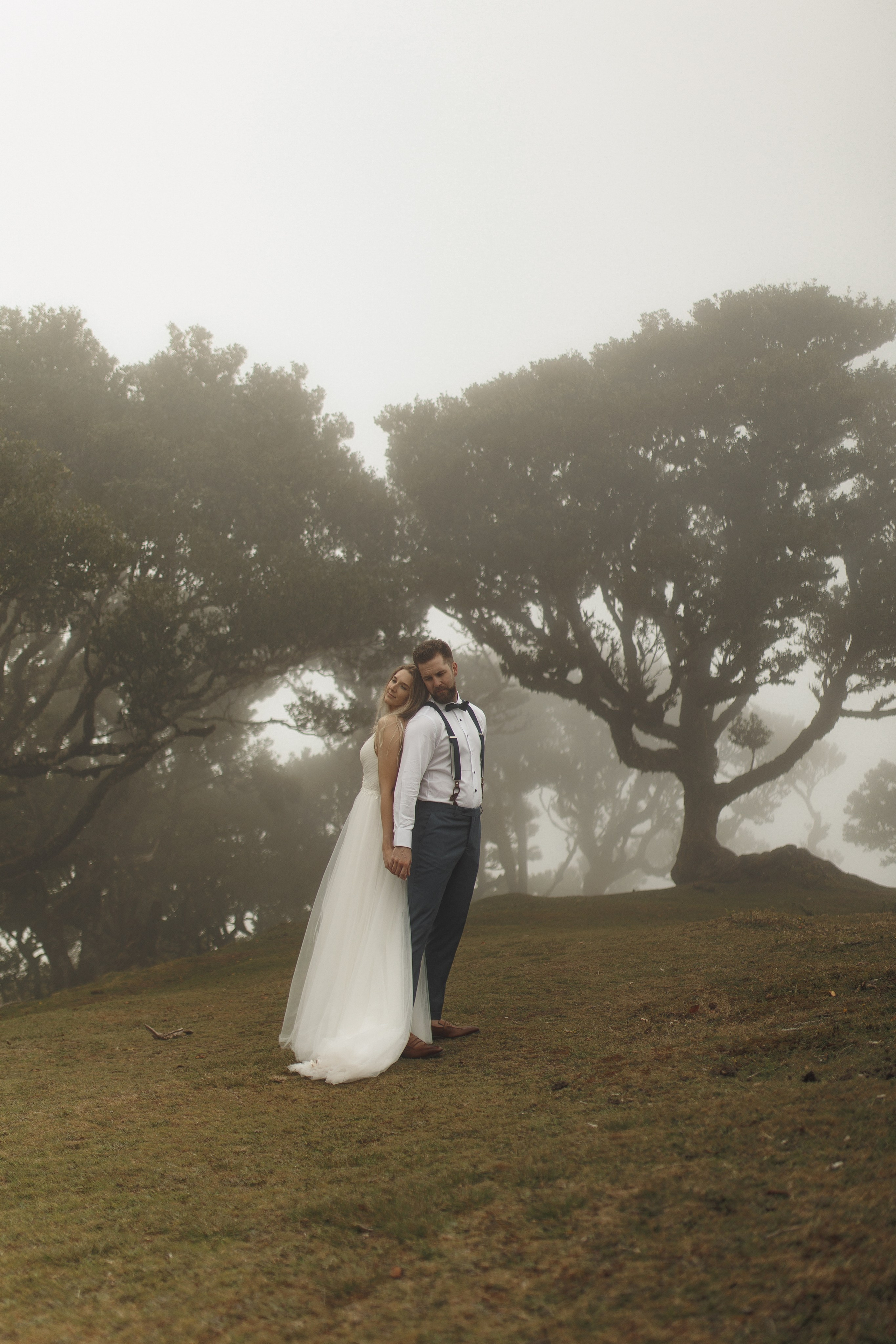 Elopement in Madeira | Mystical Forest of Fanal. Wedding photographer and videographer based in Timisoara, Romania