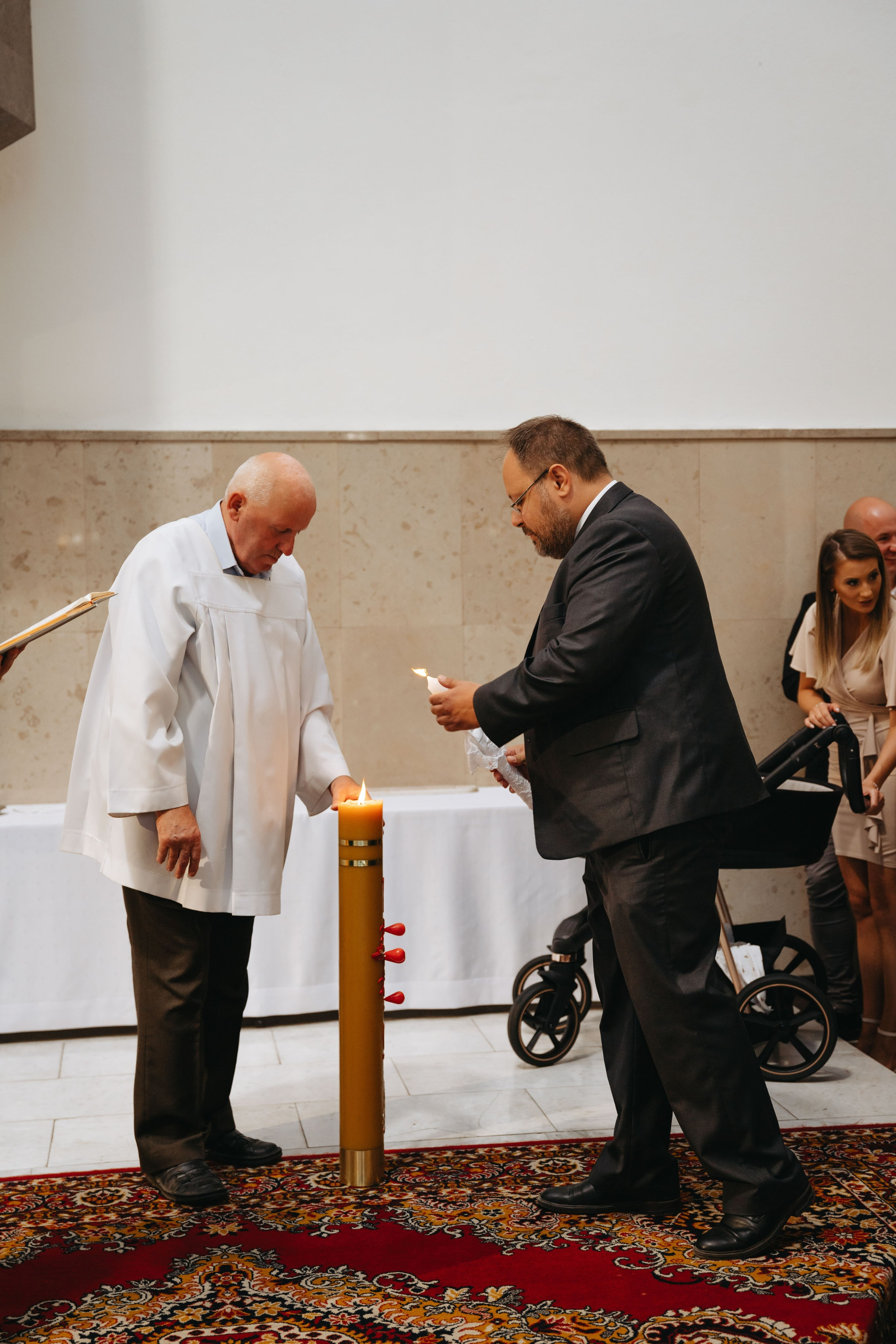 Chrzest Święty i roczek Gabrieli