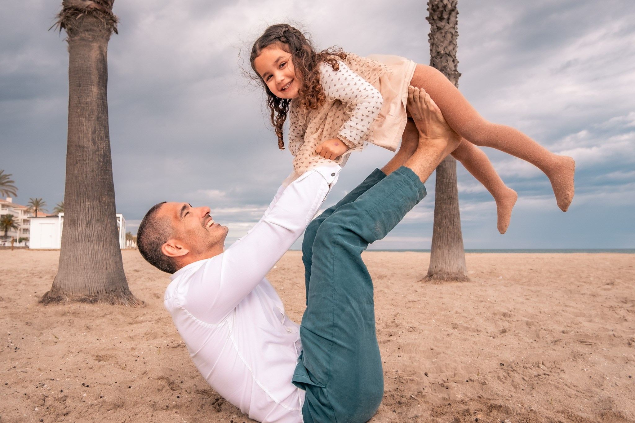 Familia en la playa. Профессиональная фотосъемка в Калафелле — Елена Медведева