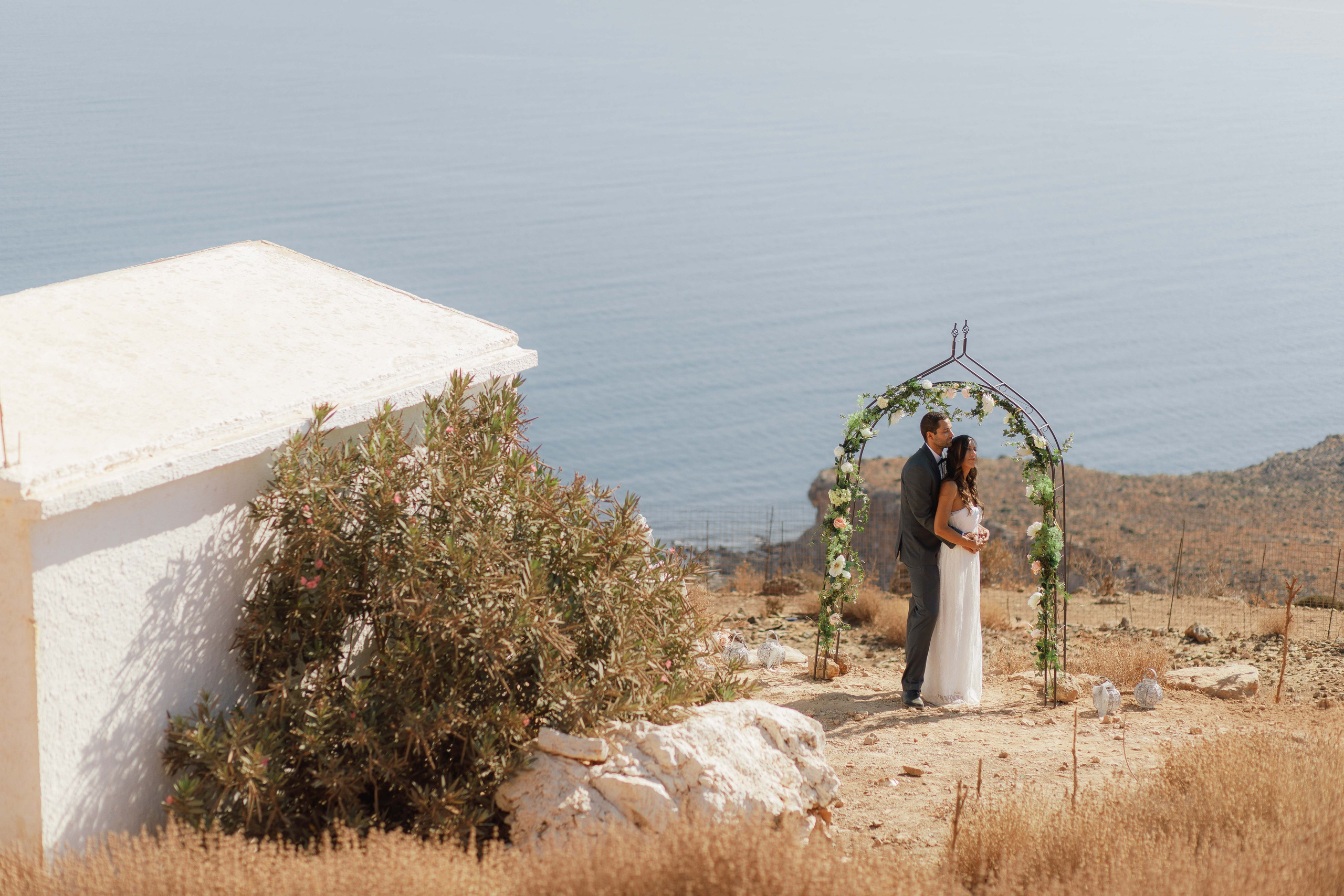 Marino & Steffi, Crete. Denny Savon — Photographer in Santorini | Weddings, Love Stories & Flying Dress