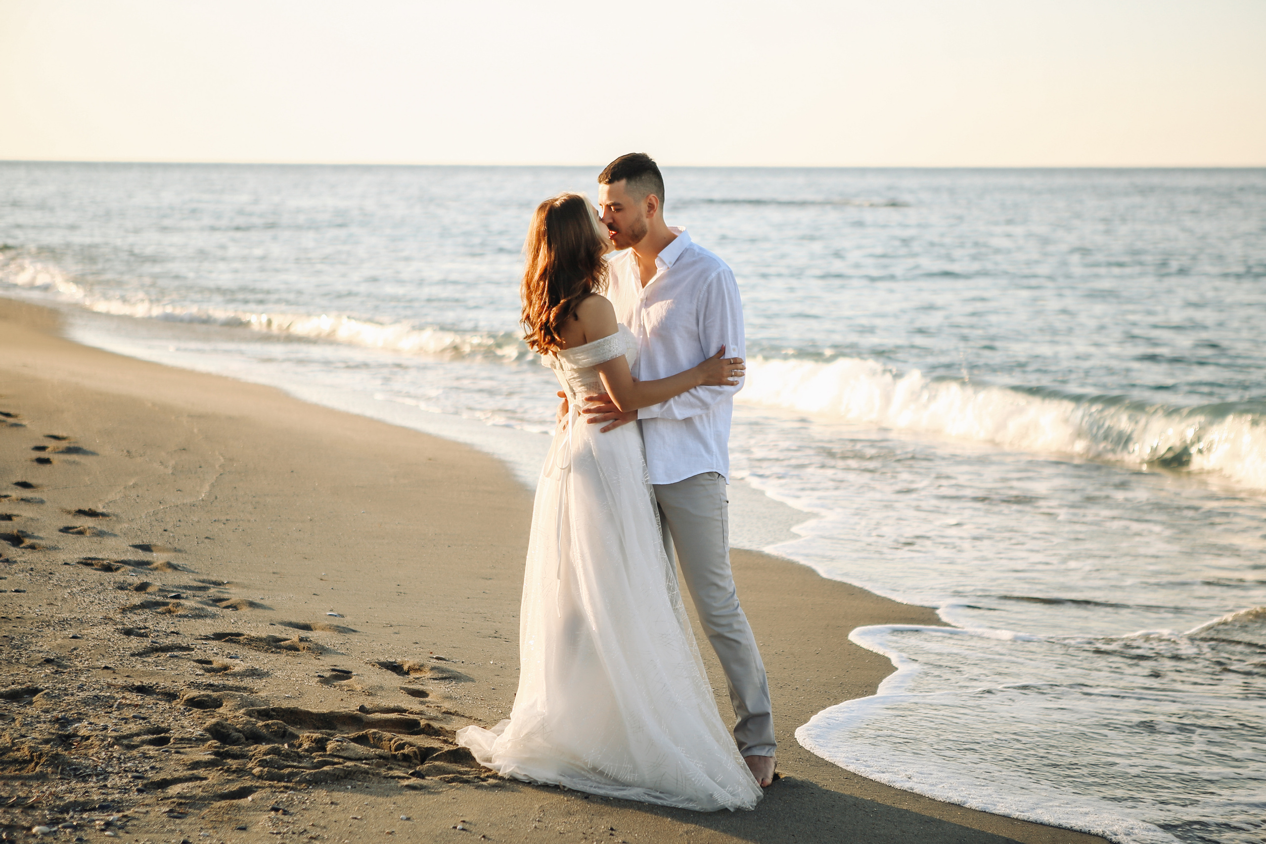 Нежность на берегу моря