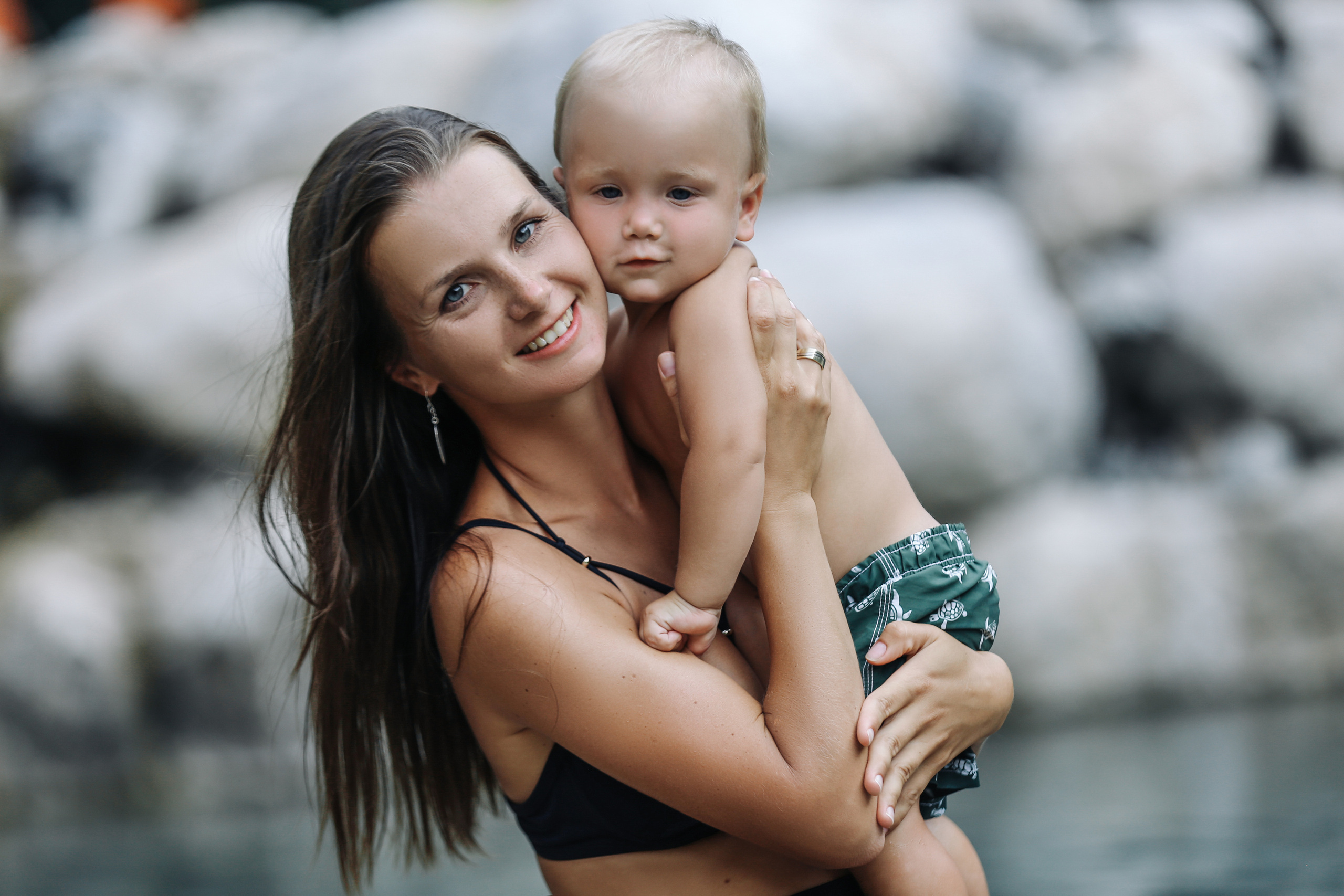 Мама с малышом