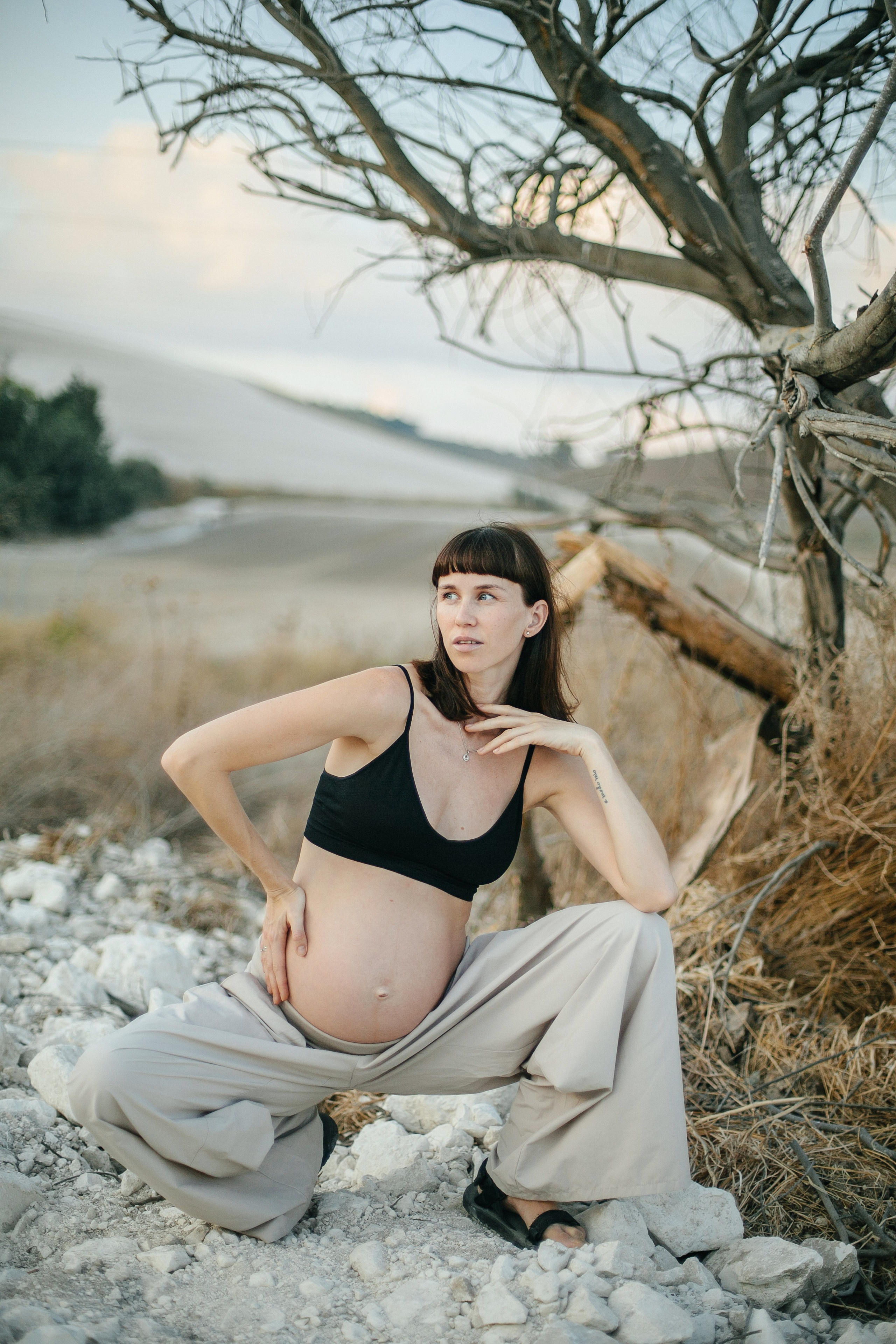 Kiryat Tivon field. Family photographer in Israel
