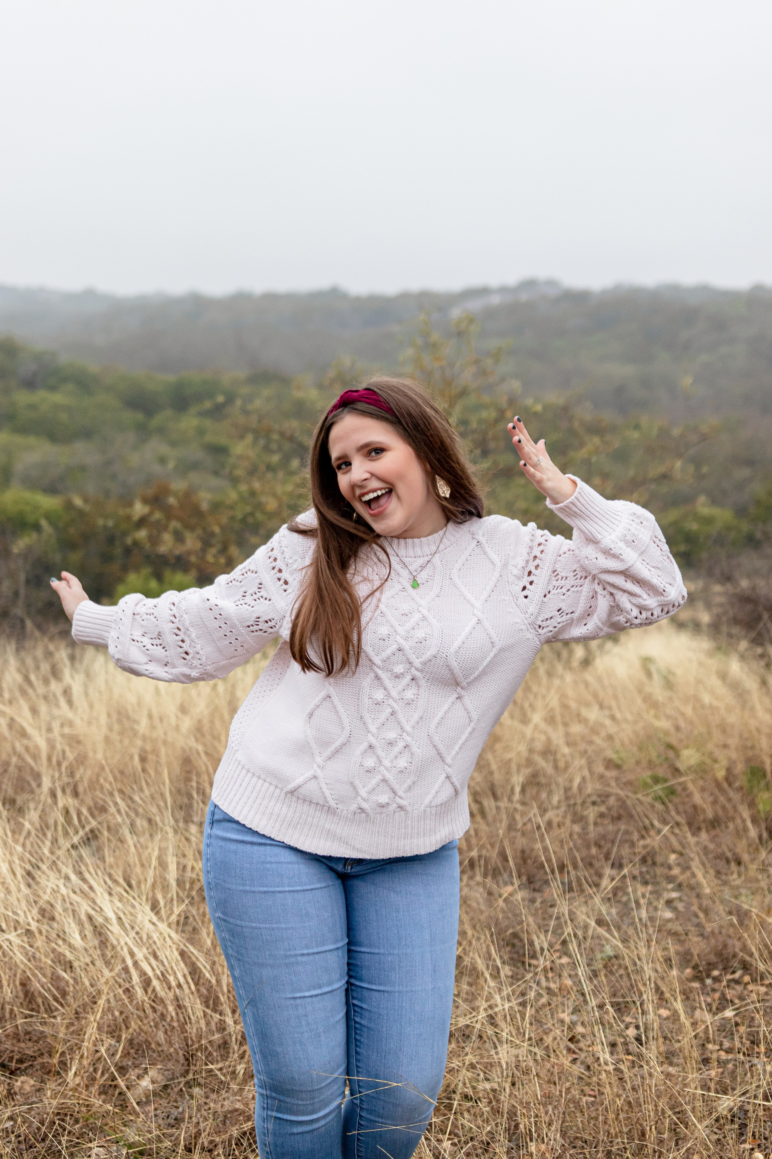 Haley and Aaron’s engagement photoshoot at Garey Park in Austin
