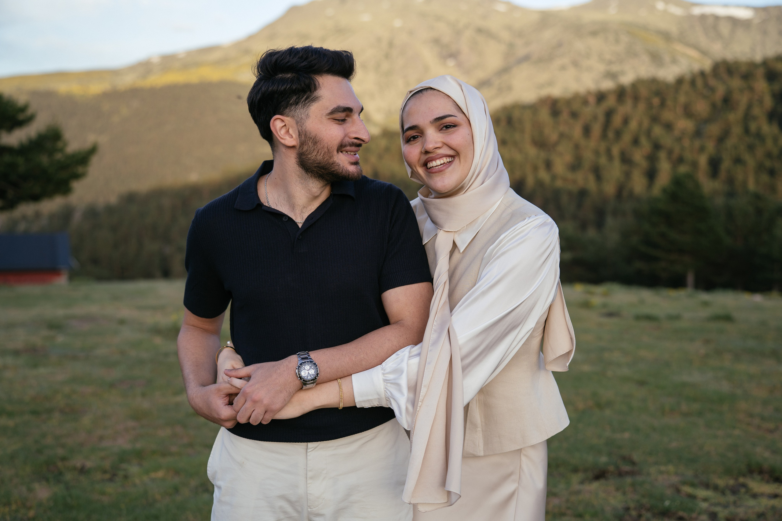 Marrige proposal in the mountains. Фотограф в Мадриде Алена Белянинова