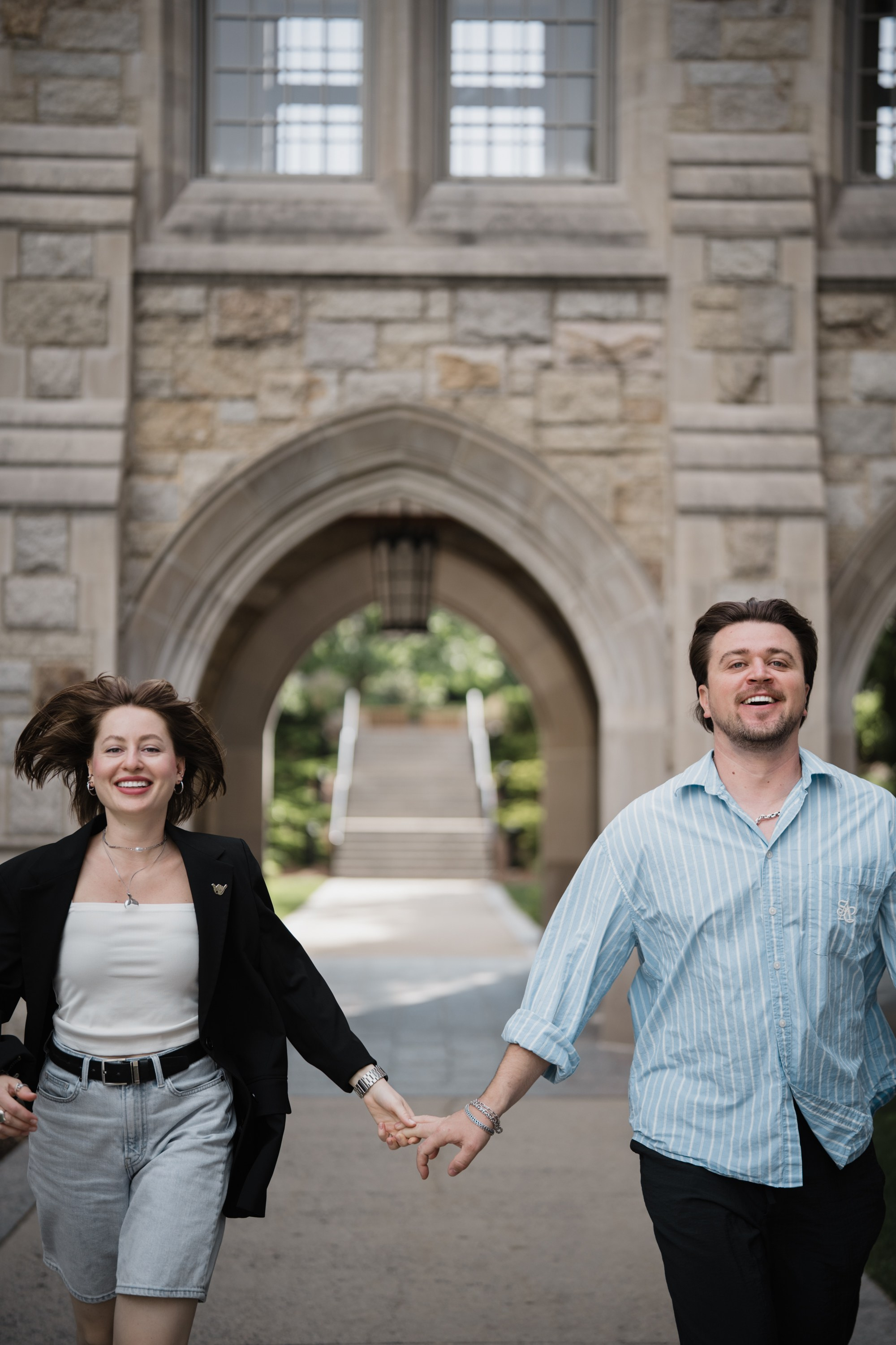 Photoshoot in College Boston. Portrait and wedding photographer in New York