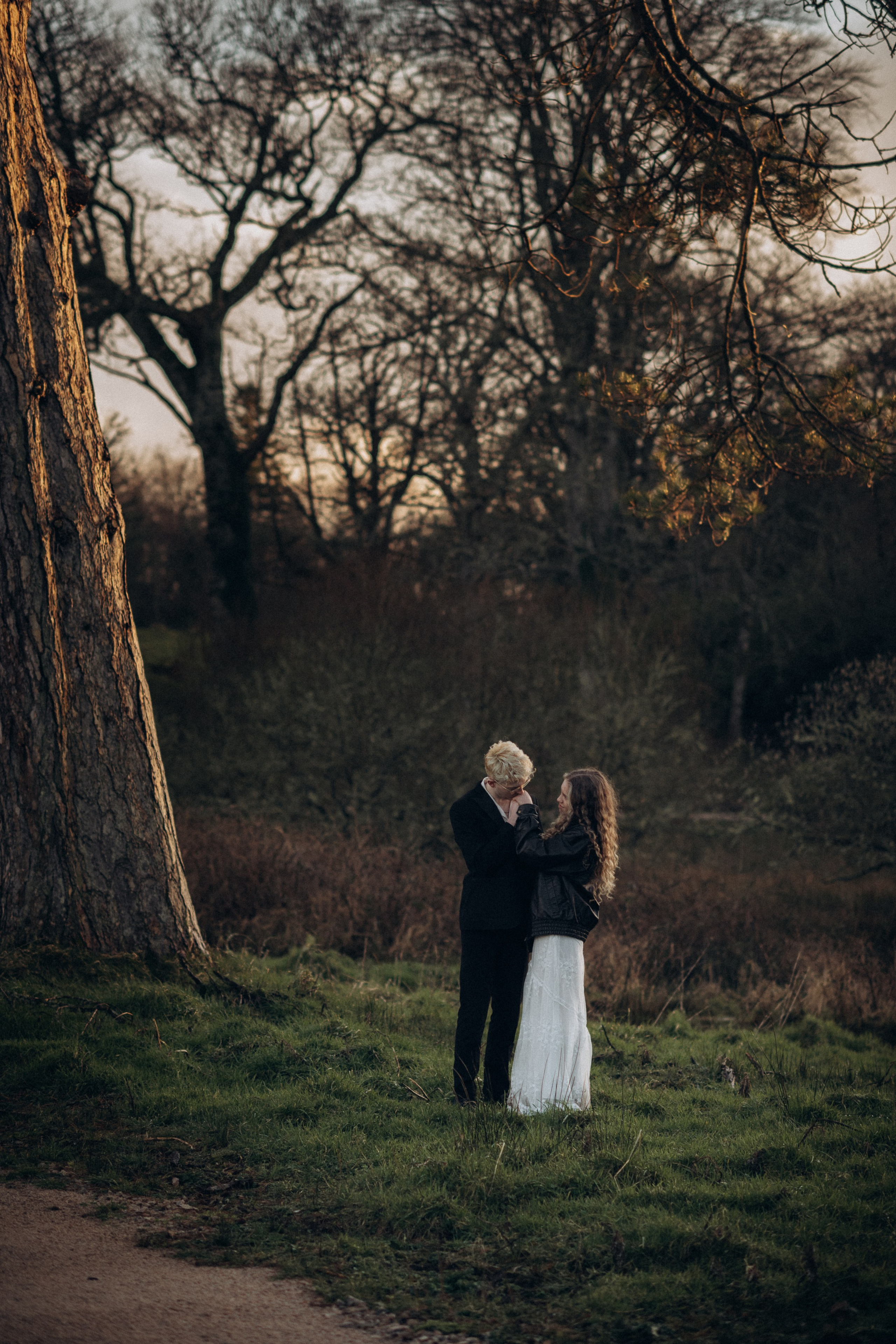 couple photo sunset donegal