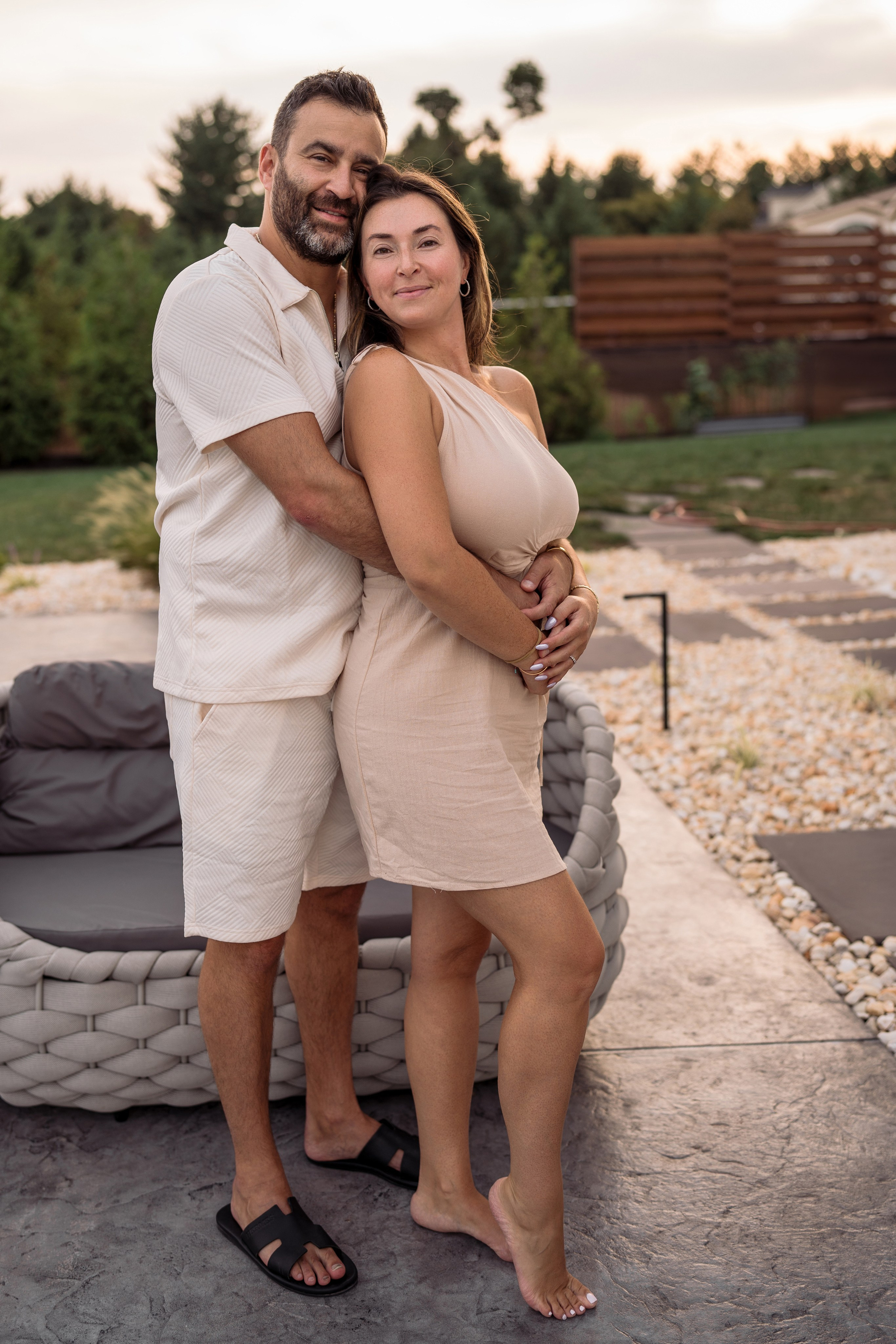 Boris, Lubov, Fiona, Donald, Dylan. At home. Wedding and family photographer and videographer PA, NJ, NY, DE, MD