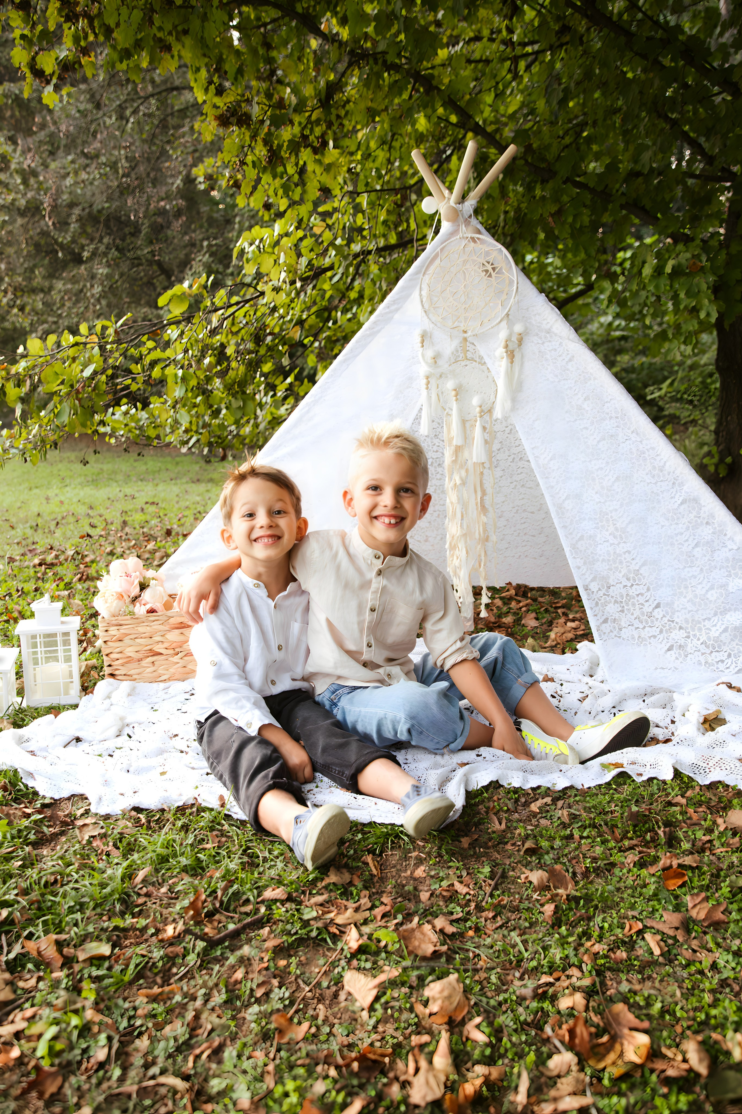 Maggie e la sua bellissima famiglia. Luci e Capricci Photography