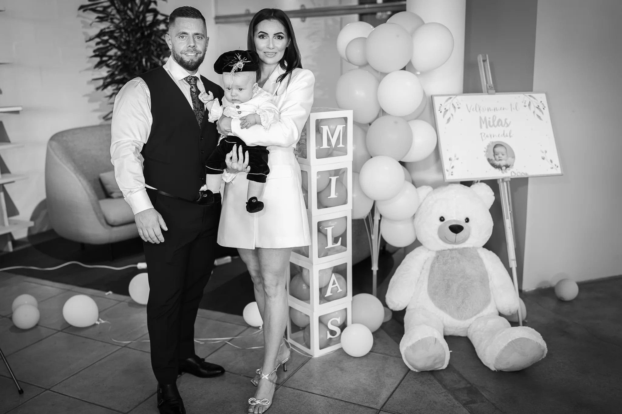 Milas' baptism — Tarm Church. AlexEvents | Wedding and Baptism Photographer & Videographer in Denmark and Germany