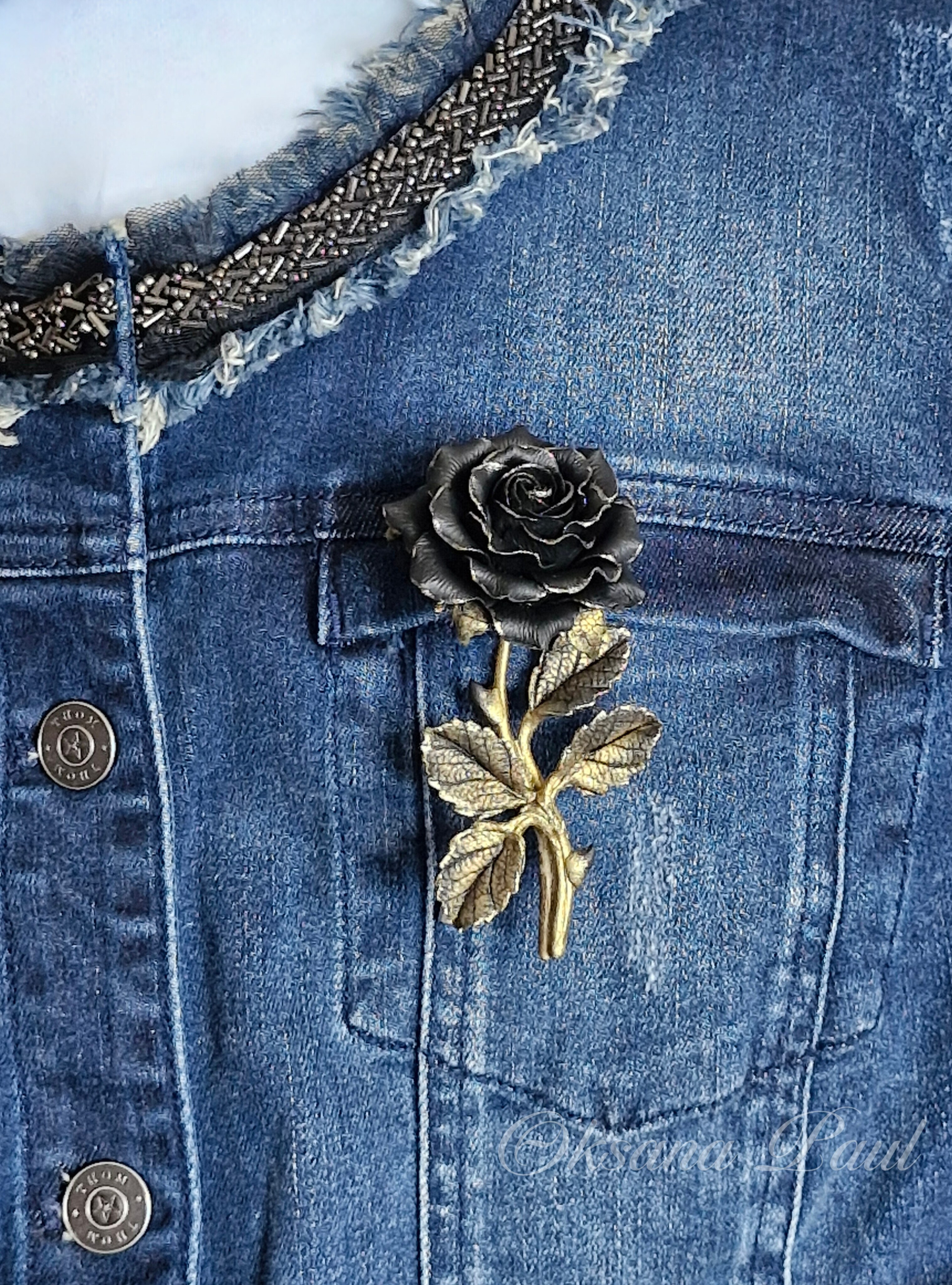 Броши с цветами / Blumen-Broschen ➜. Oksana Paul-Gardinen-Design Oksana Paul ✧ Art of Gardinen & Textile Design ✧ Polymer Clay Art & Handmade Creatures