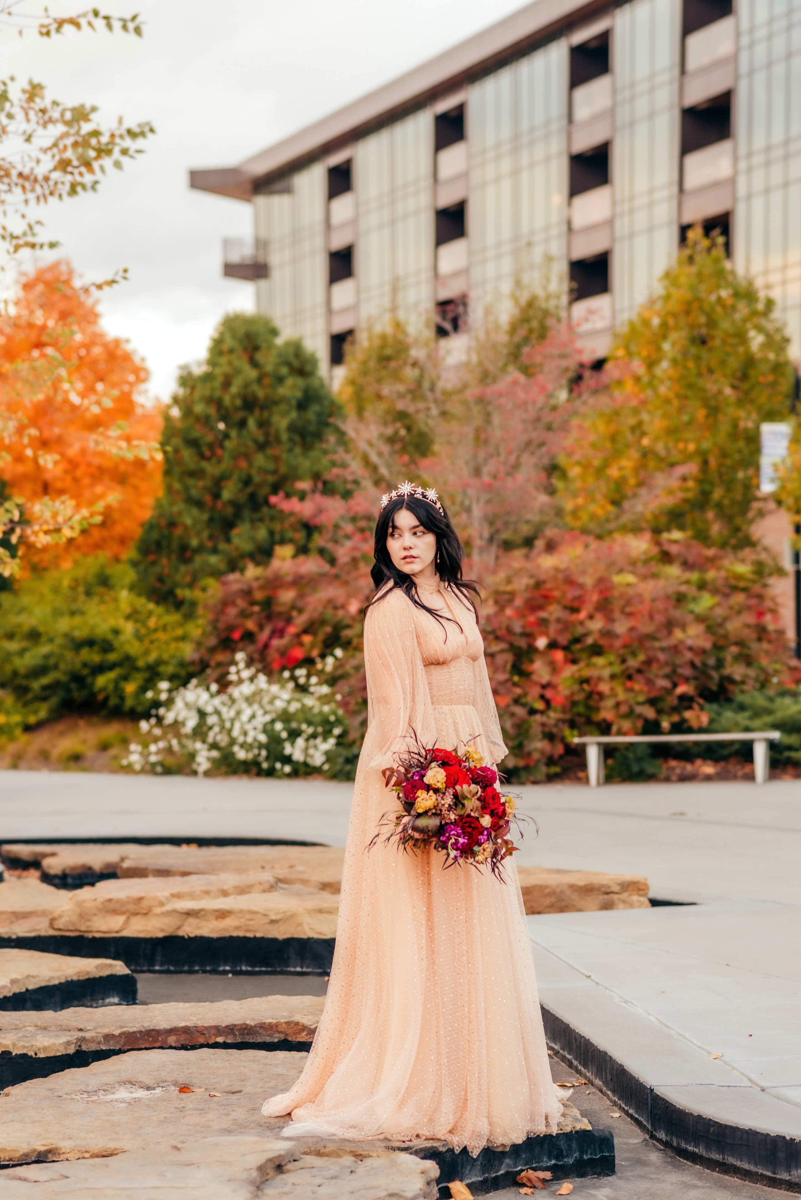Bold & Dramatic Wedding at The Paper Mill on The Landing | Fort Wayne Wedding Photographer. Alexandria Danielle Photography | Fort Wayne & Indianapolis Wedding Photographer