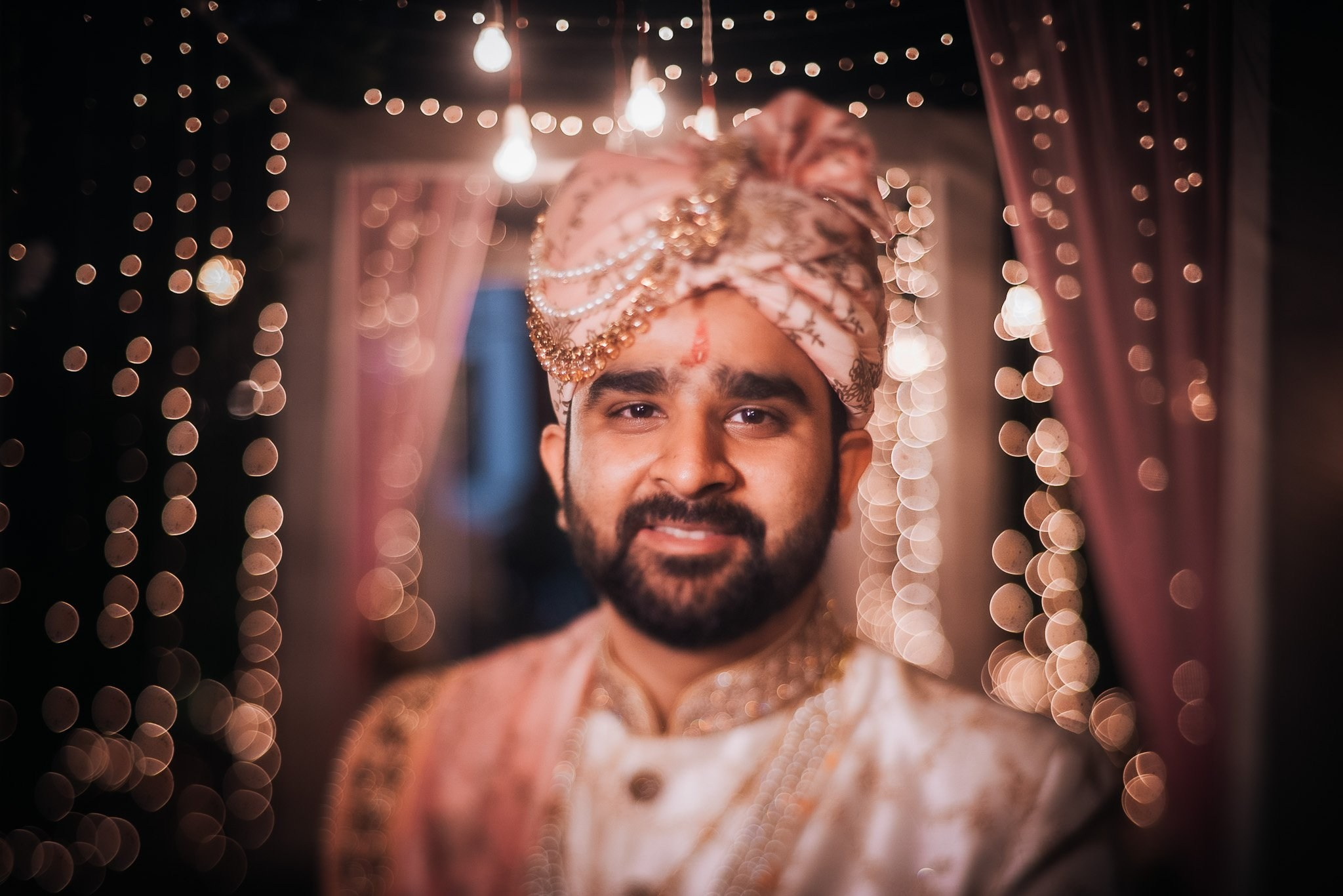 Telugu + Punjabi Fusion Wedding at Le Roma Gardenia resort, Bangalore, India