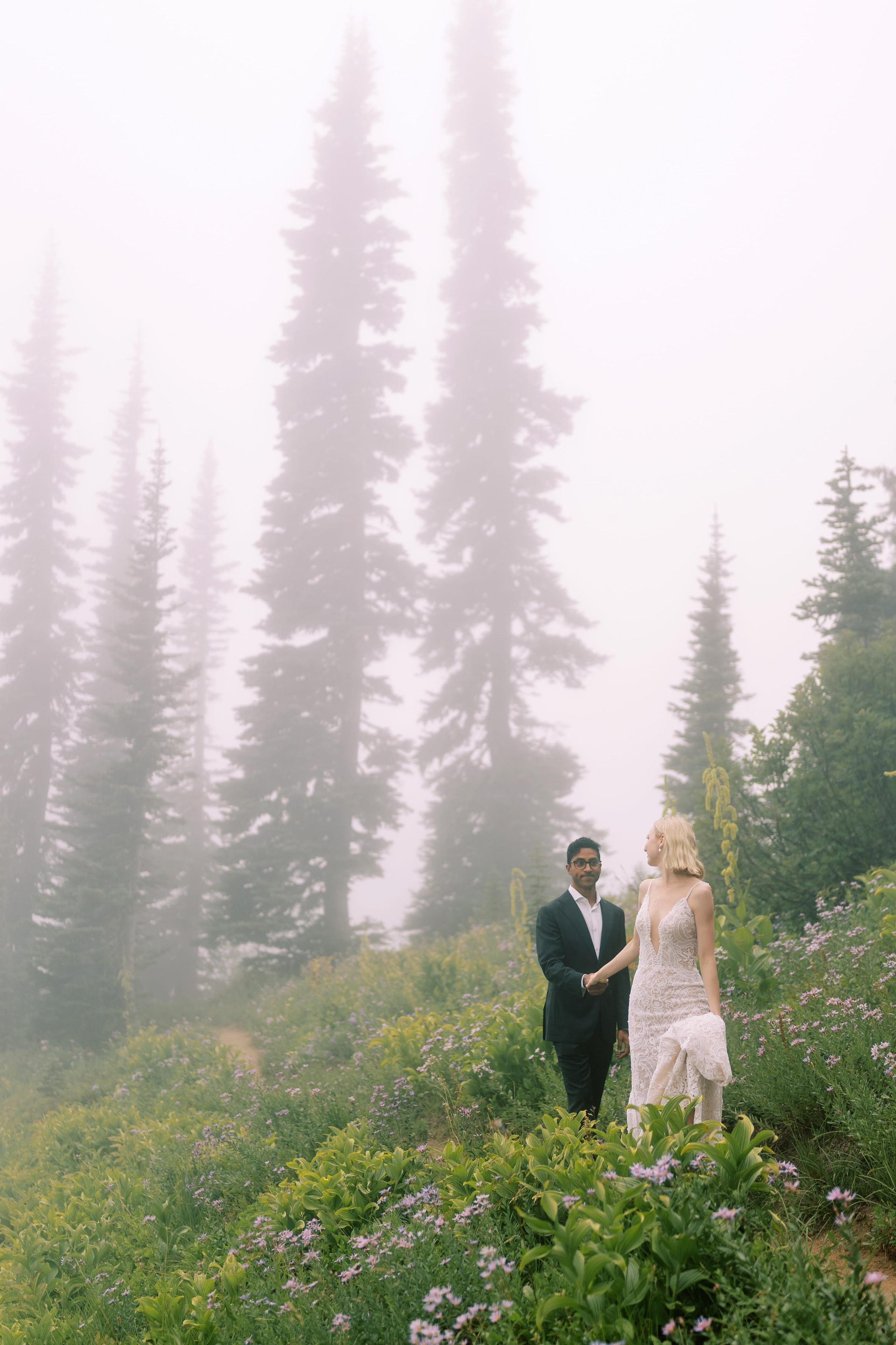 Rachel & Ryan Wedding photoshoot. August 2024. Little Tipsoo Lake, WA Day 2. EVAN ARISTOV WEDDING PHOTOGRAPHY — Seattle Wedding Photographer