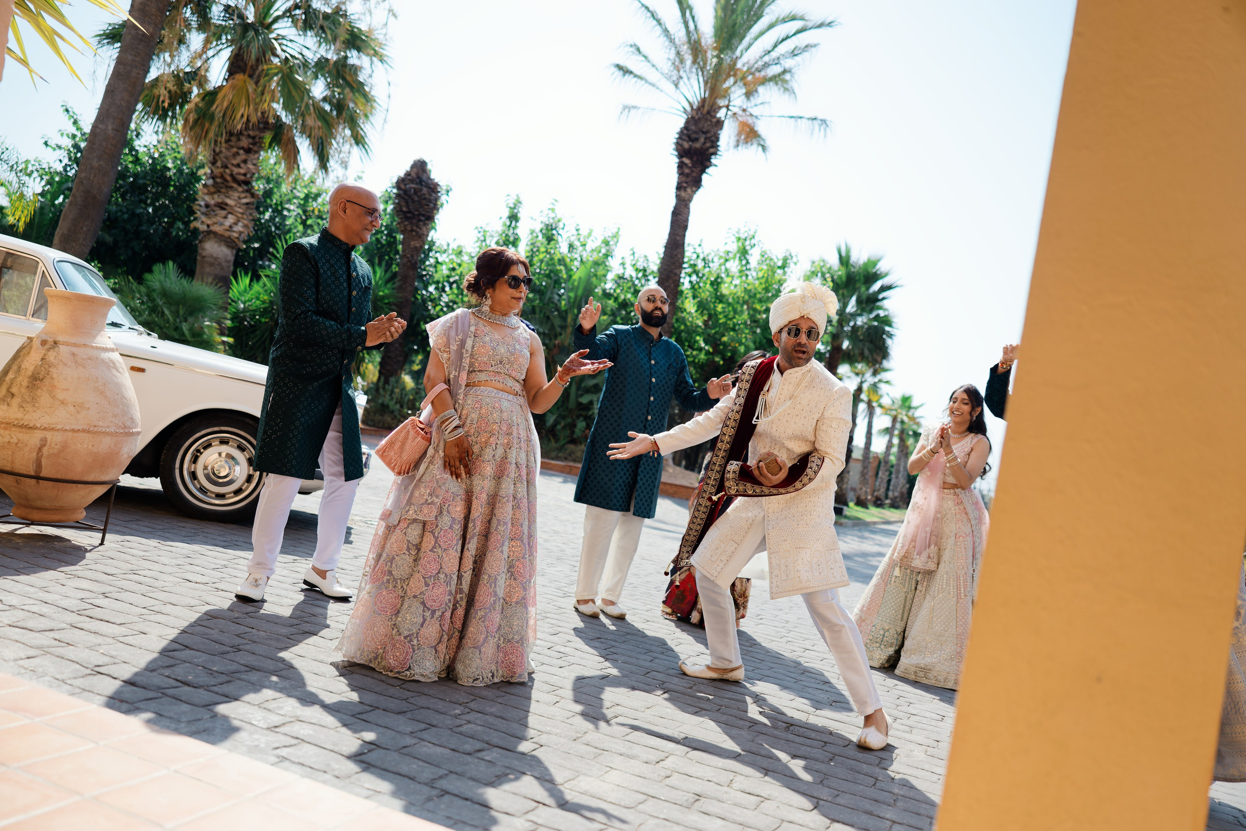 Indian wedding at Gran Villa Rosa, Barcelona