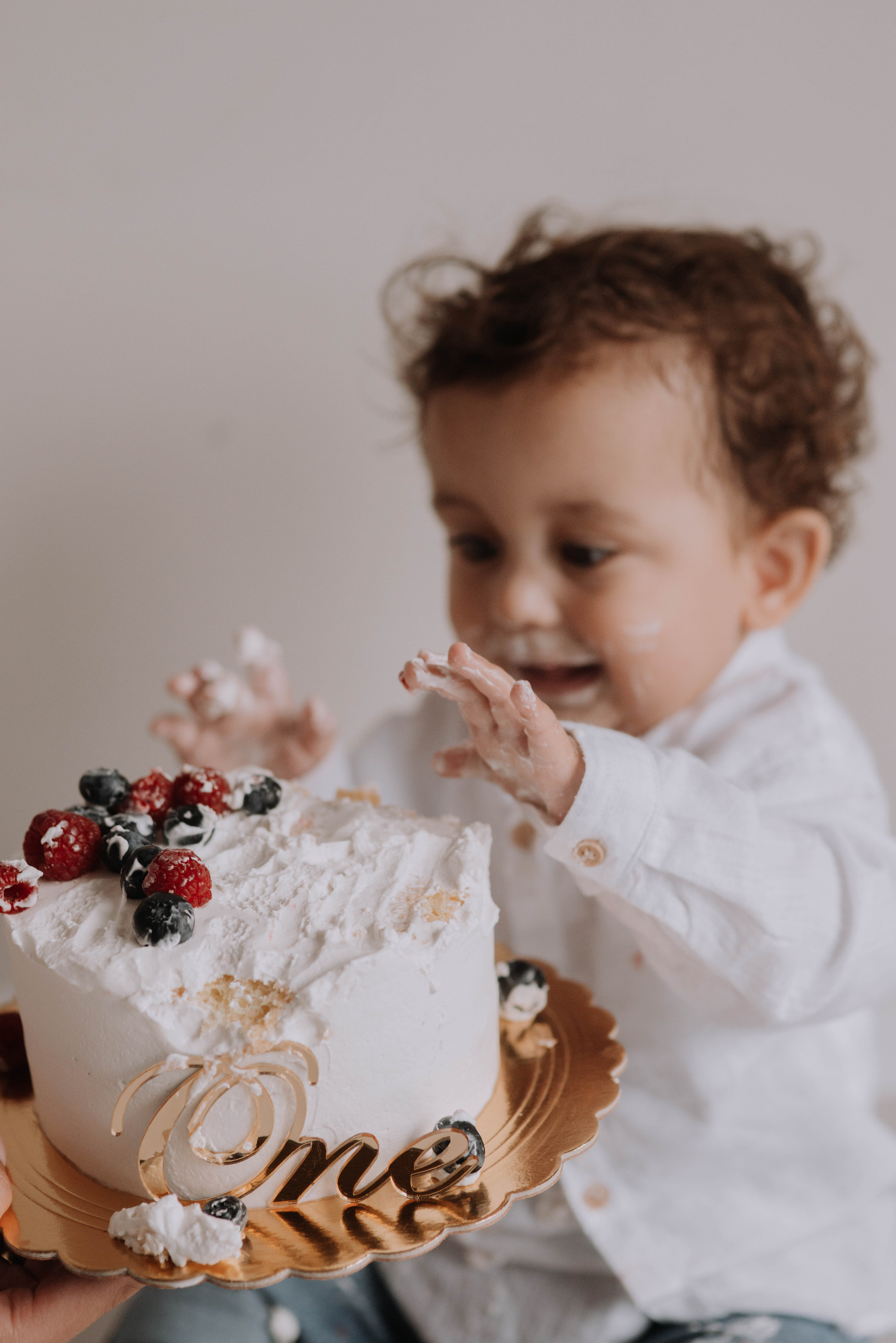 Danya and his first Birthday. Home page