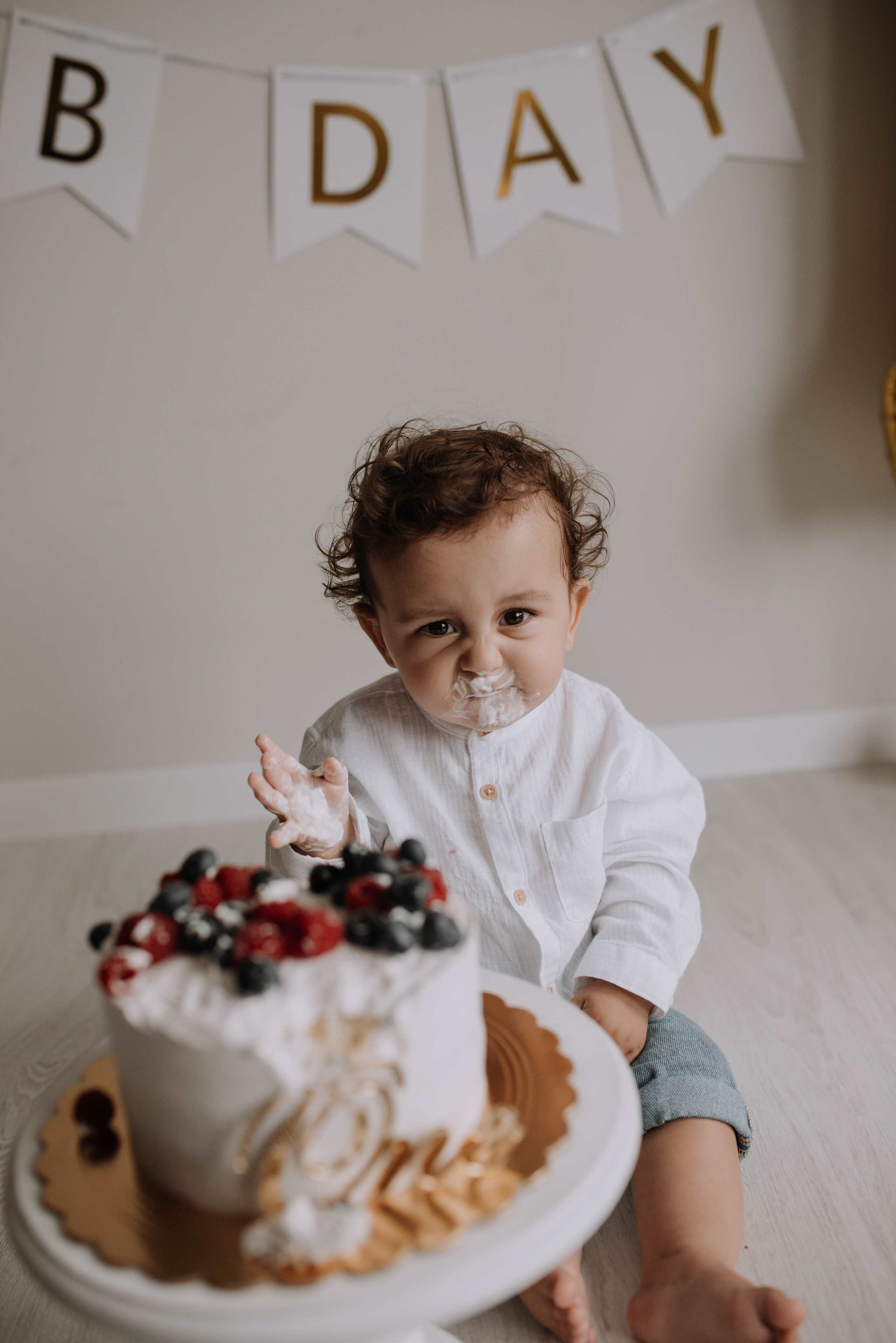 Danya and his first Birthday. Home page