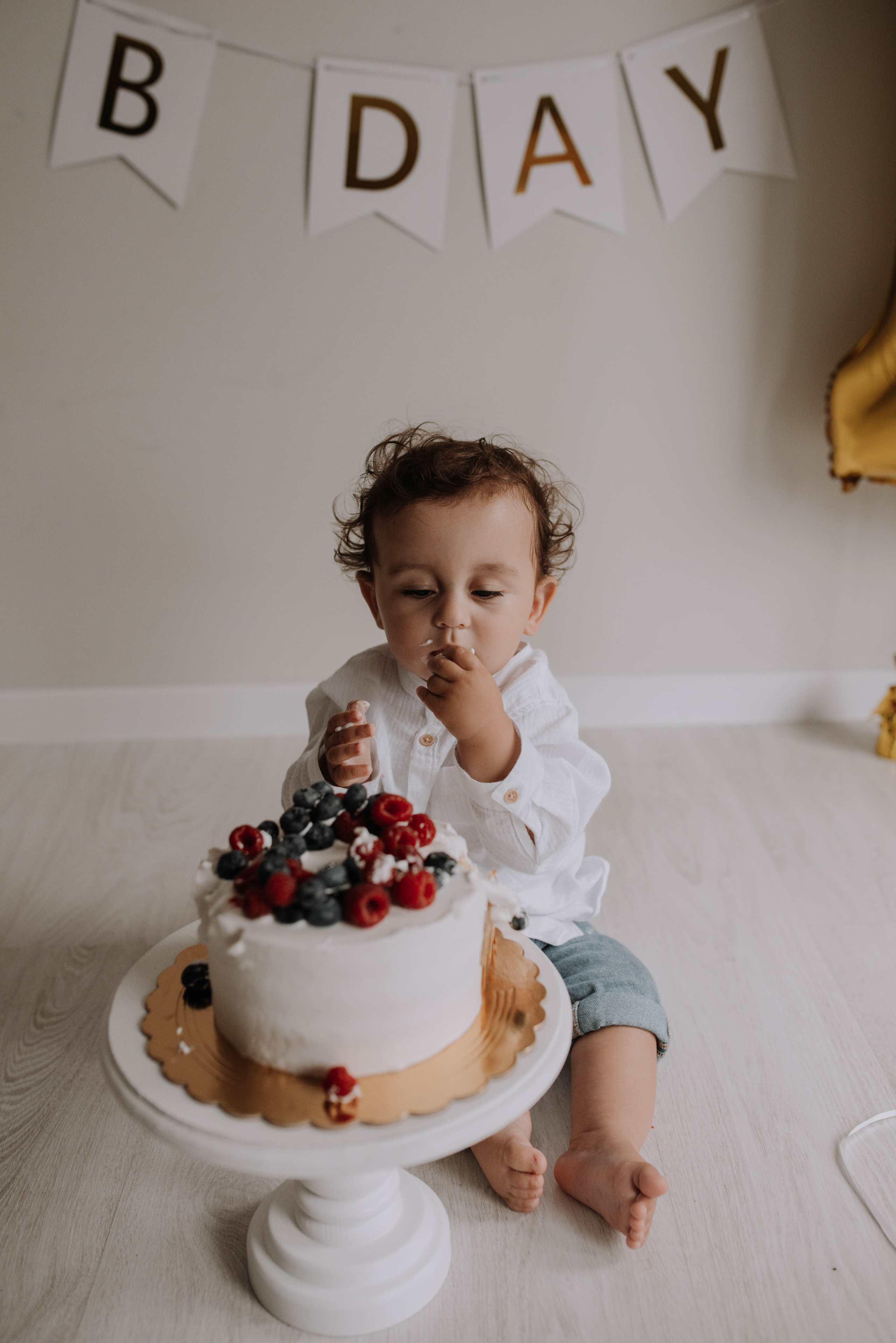 Danya and his first Birthday. Home page