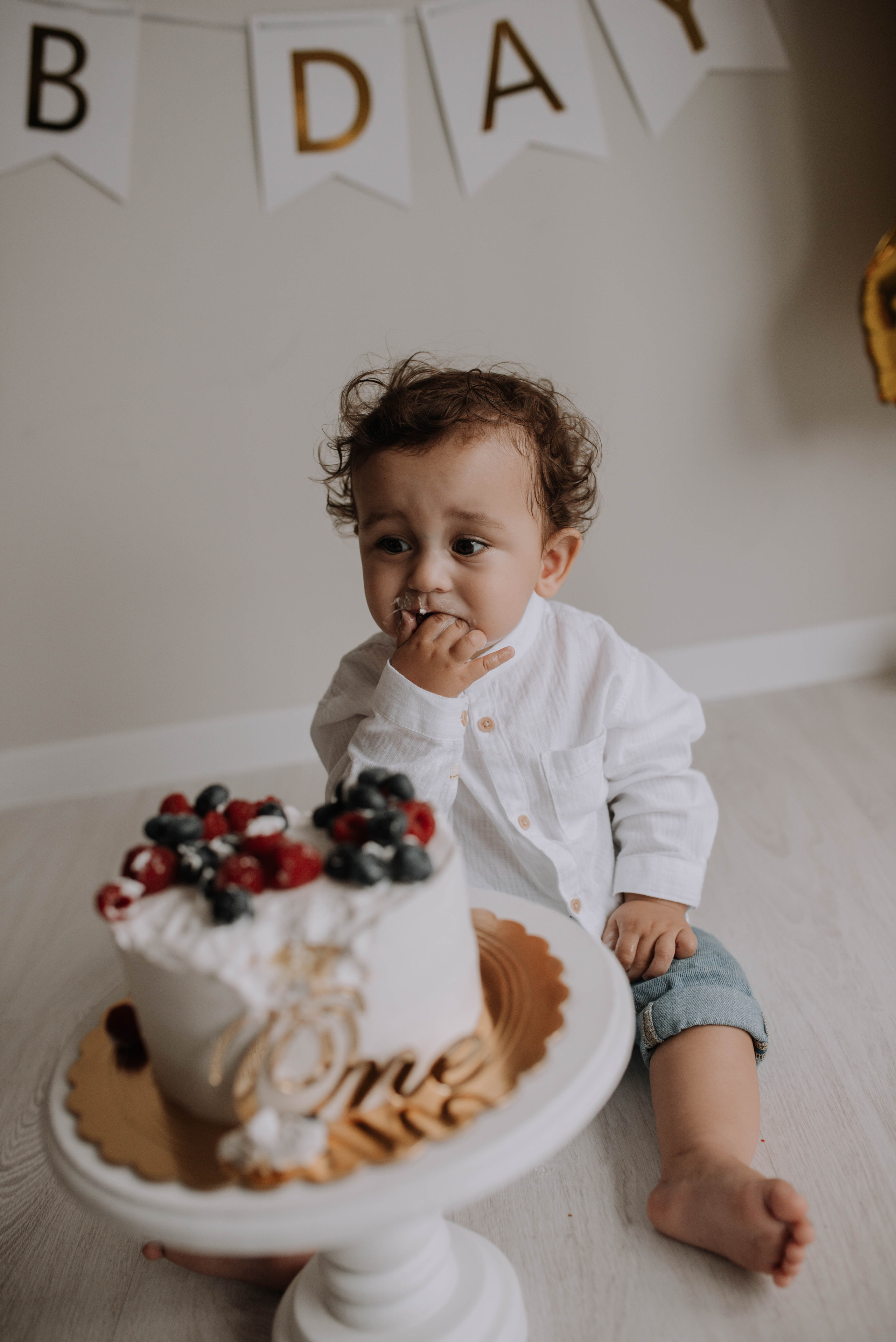 Danya and his first Birthday. Home page