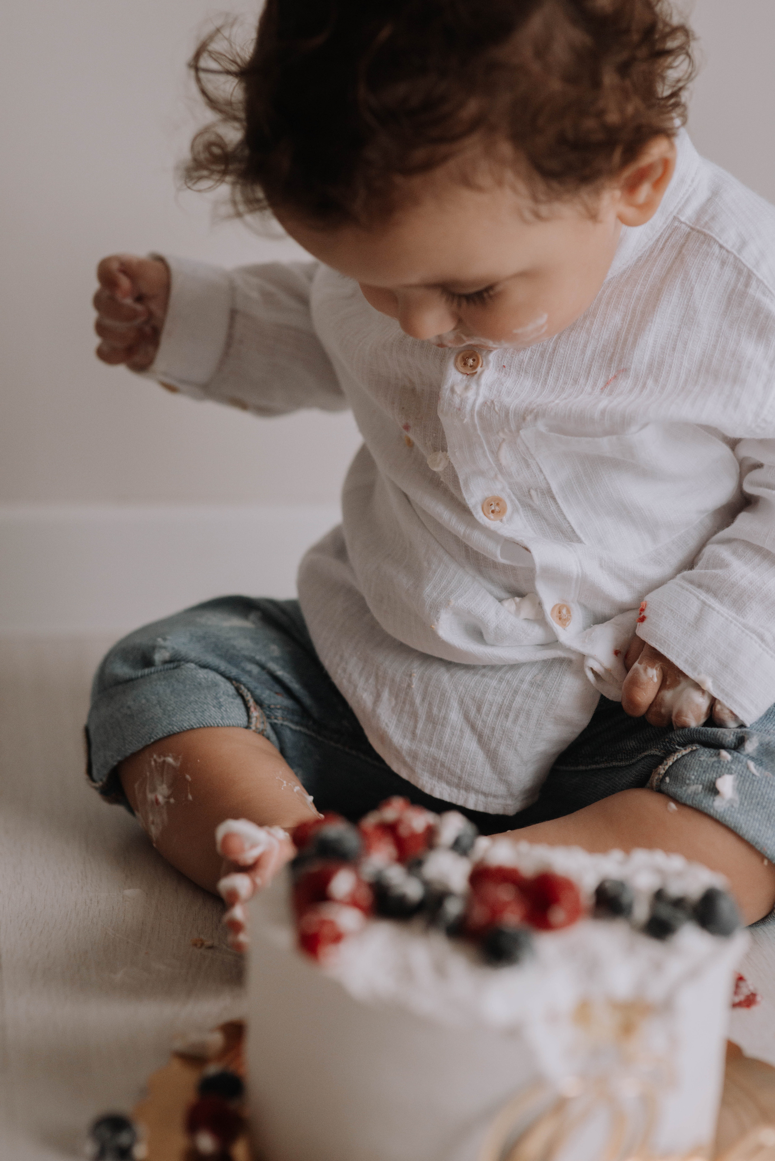 Danya and his first Birthday. Home page