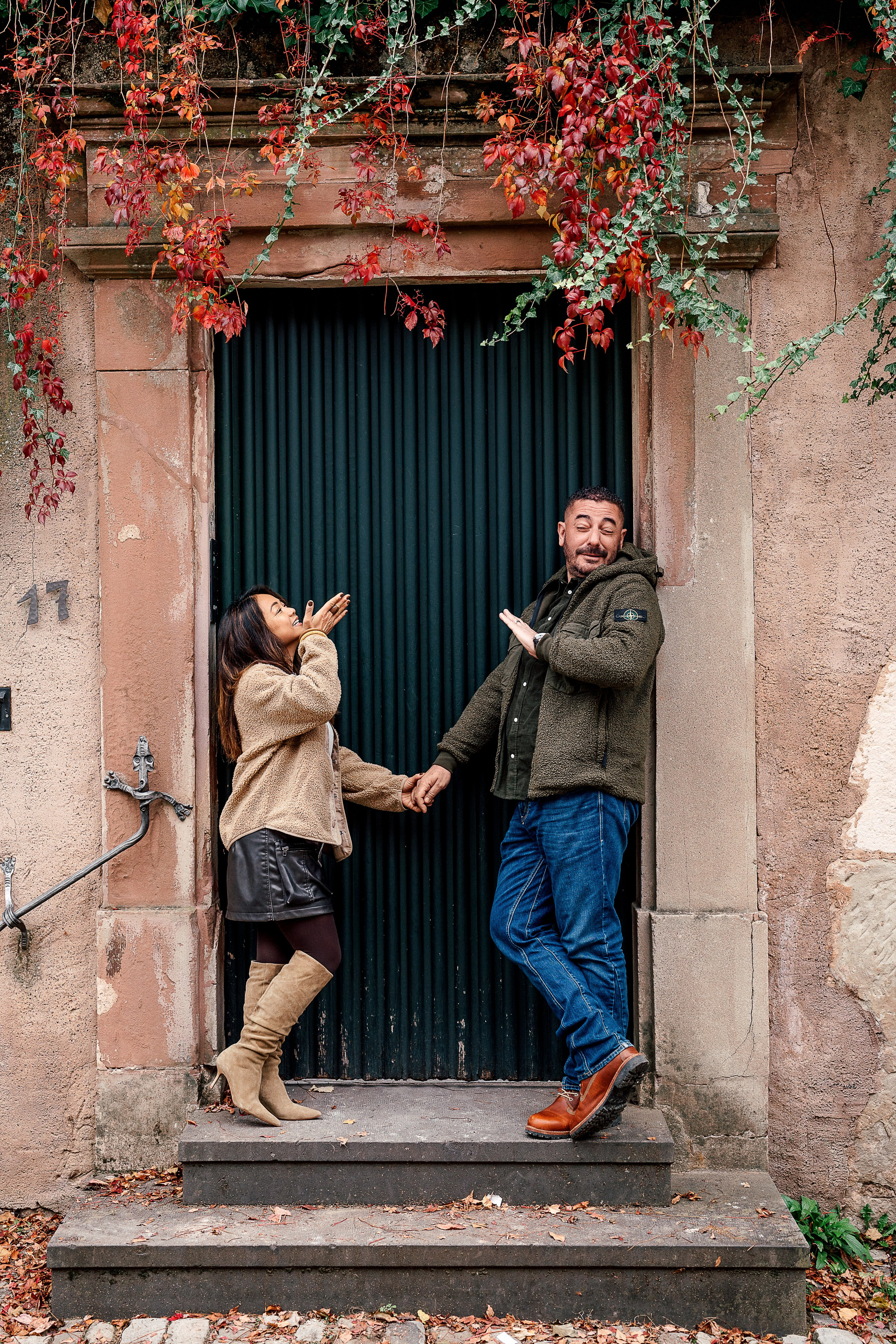 Town walk. Family, conceptual women portrait photograher in Geneva, Switzerland