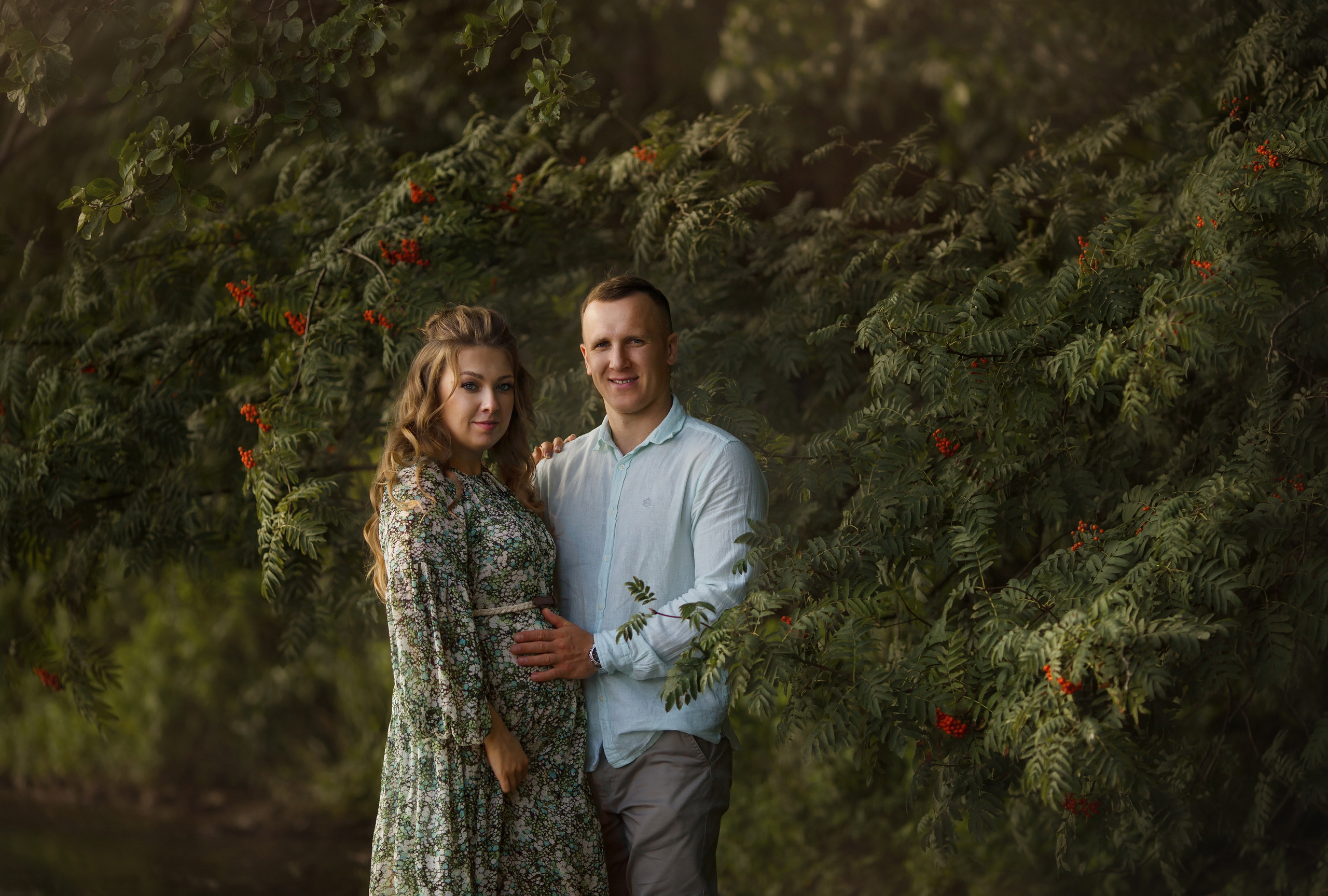 Ольга и Александр. Нежное ожидание. Семейный и детский фотограф в Вильнюсе Светлана Наумова