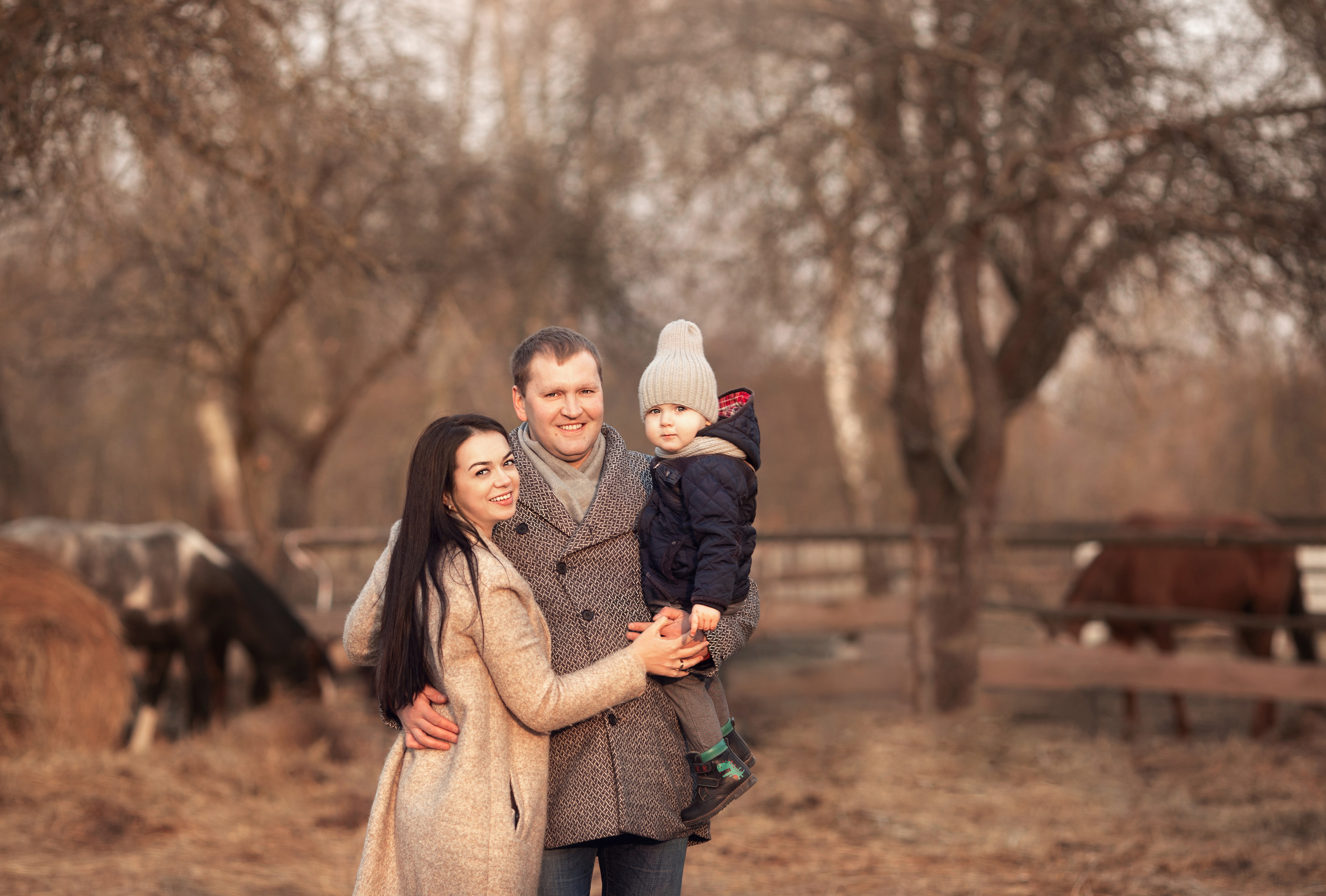 Прогулка в конном клубе. Семейный и детский фотограф в Вильнюсе Светлана Наумова