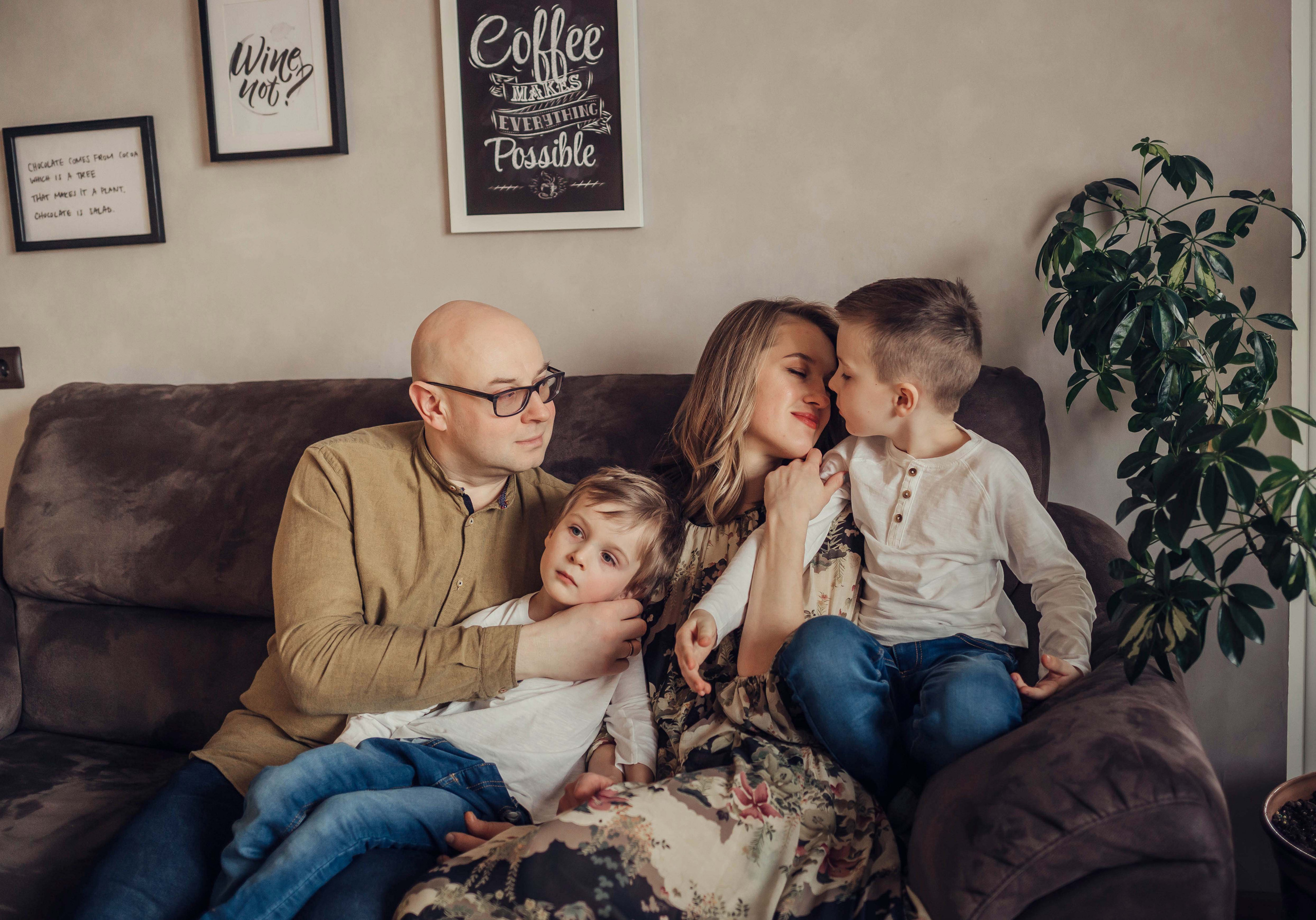 Уютная домашняя фотосессия. Семейный и детский фотограф в Вильнюсе Светлана Наумова