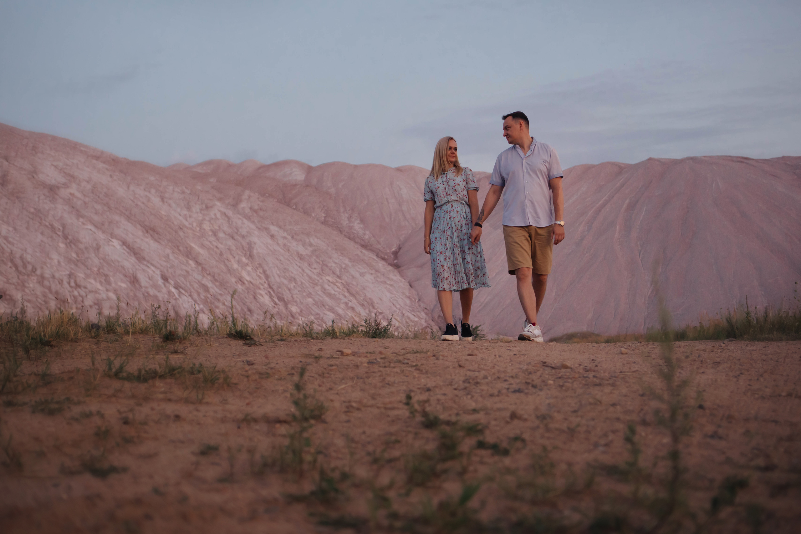 Таня и Рома в необычных горах. Семейный и детский фотограф в Вильнюсе Светлана Наумова