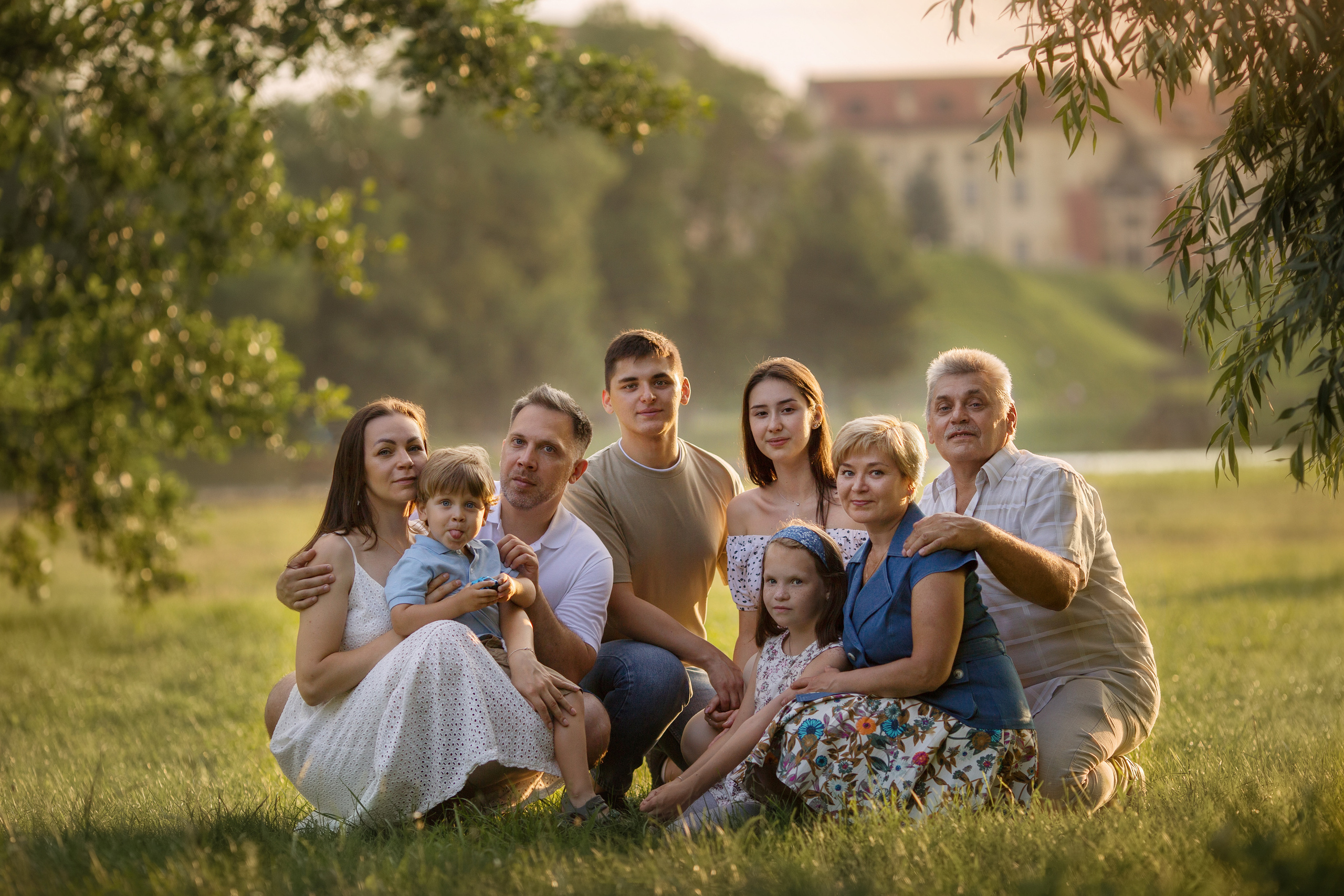 Several generations together. Family photographer in Vilnuis Svetlana Naumova