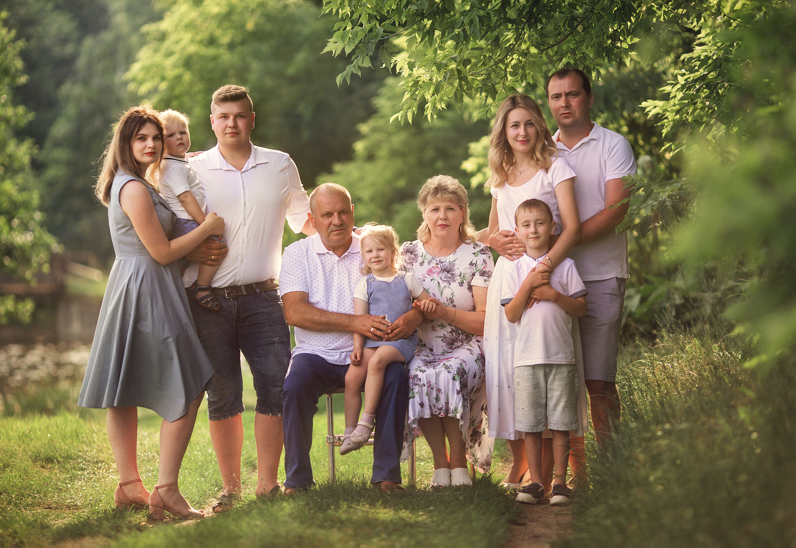 Big family. Family photographer in Vilnuis Svetlana Naumova