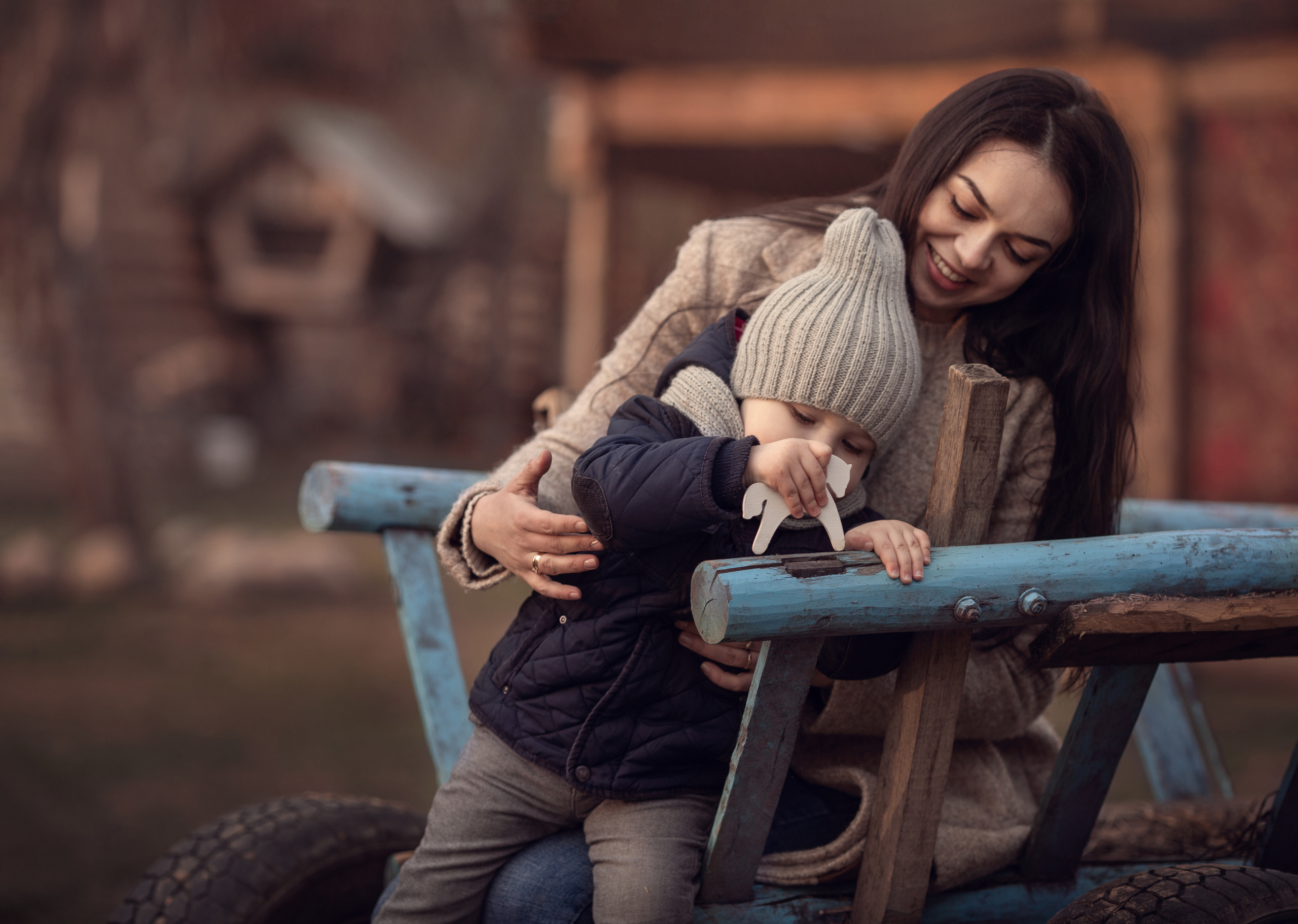 Прогулка в конном клубе. Семейный и детский фотограф в Вильнюсе Светлана Наумова