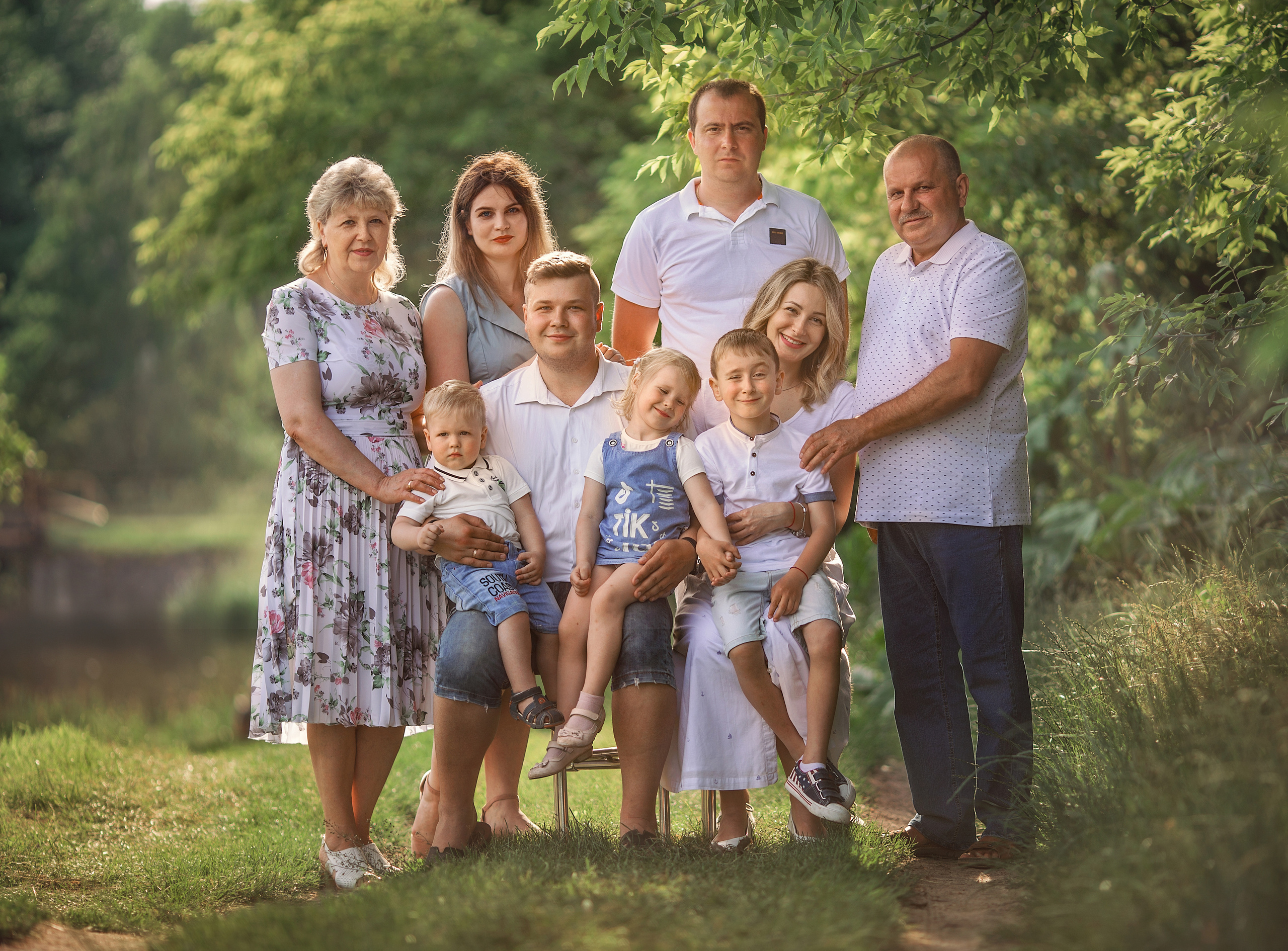 Big family. Family photographer in Vilnuis Svetlana Naumova
