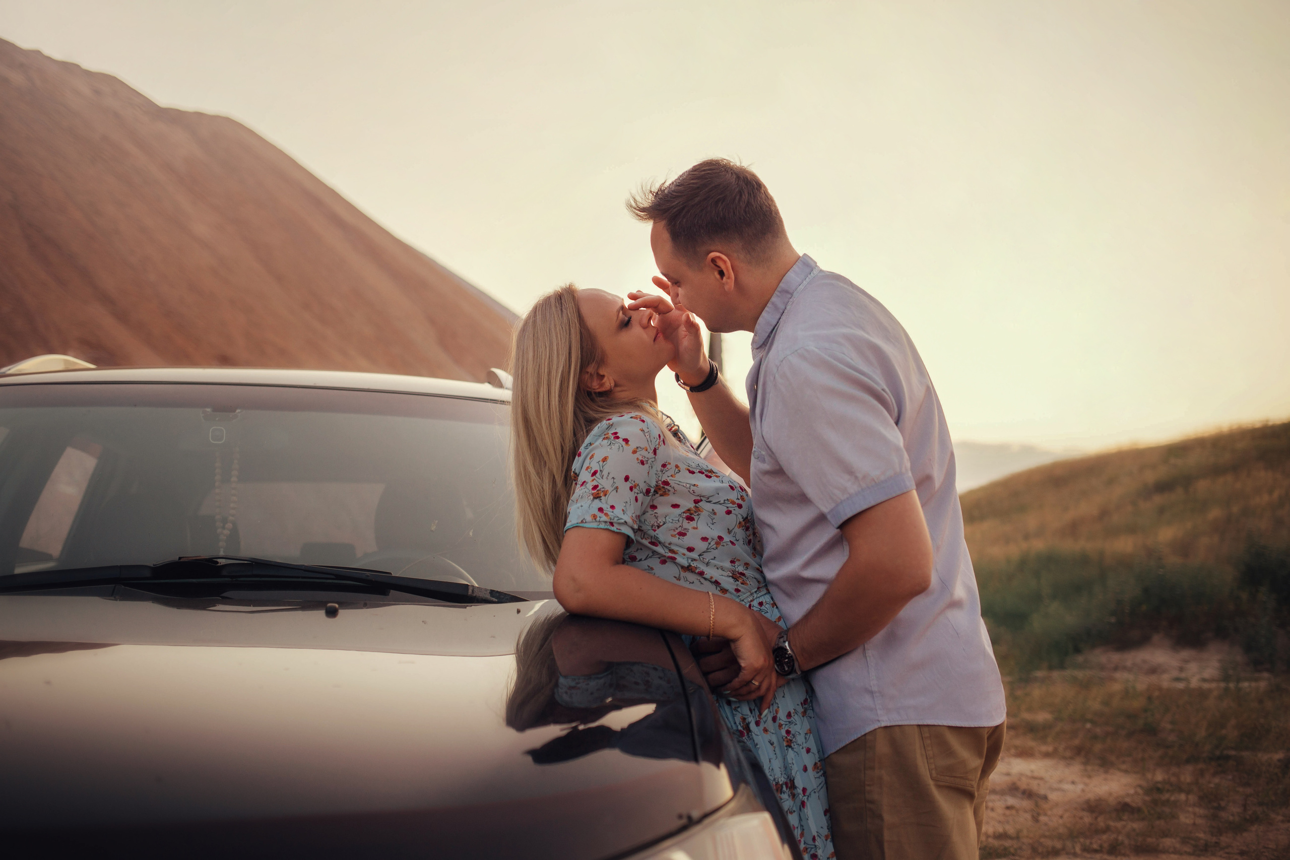 Таня и Рома в необычных горах. Семейный и детский фотограф в Вильнюсе Светлана Наумова