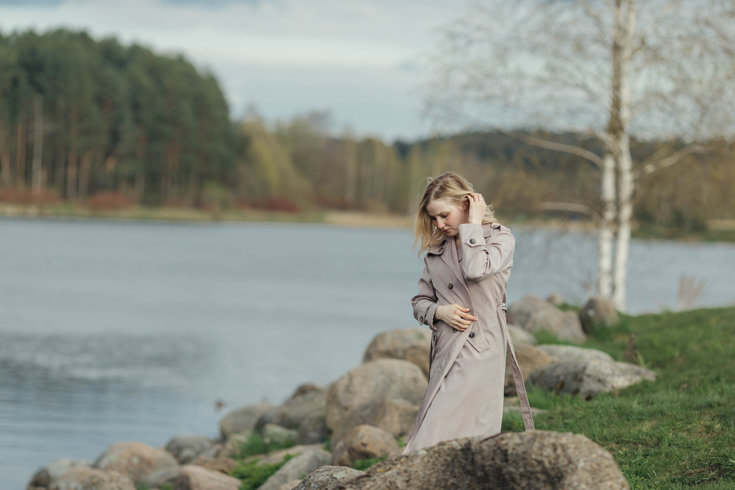 Julia and Lyosha. A walk near the sea. Family photographer in Vilnuis Svetlana Naumova