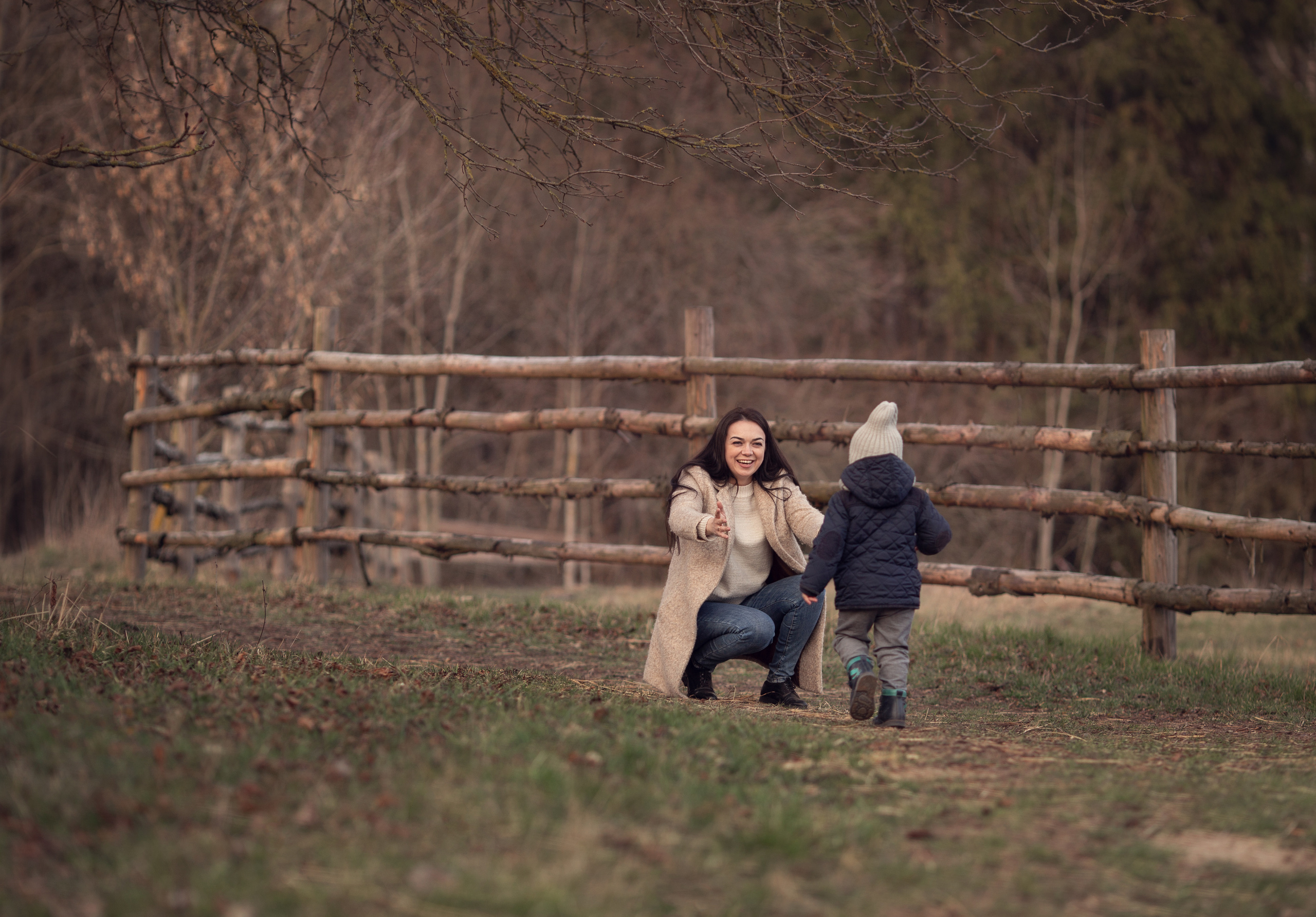 Прогулка в конном клубе. Семейный и детский фотограф в Вильнюсе Светлана Наумова